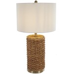 Uma Rattan Metal Table Lamp 13840
