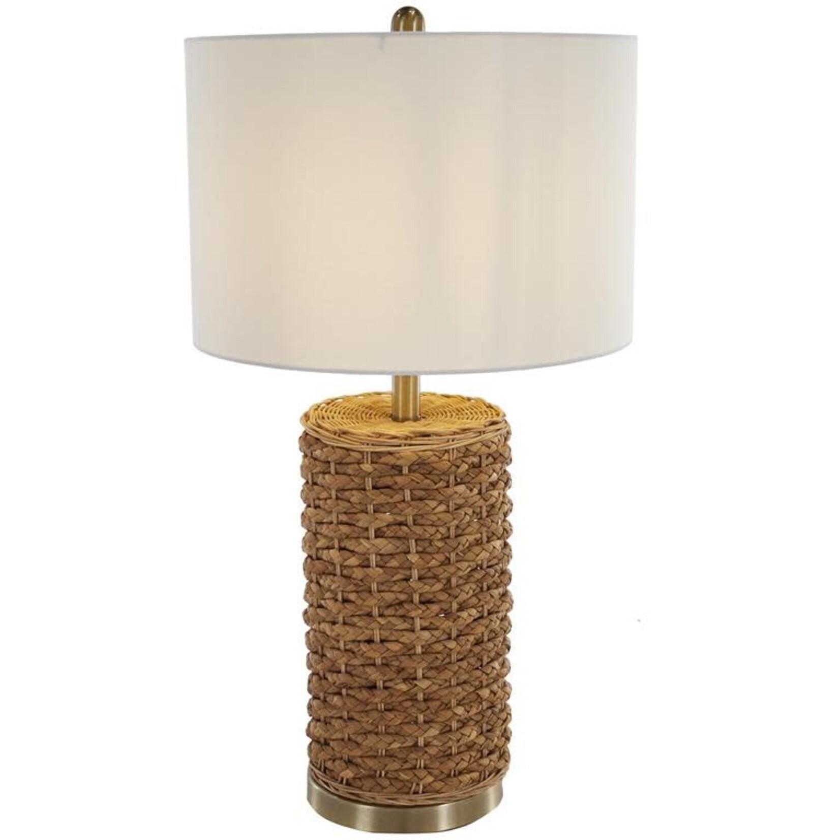Uma Rattan Metal Table Lamp 13840 (FW)
