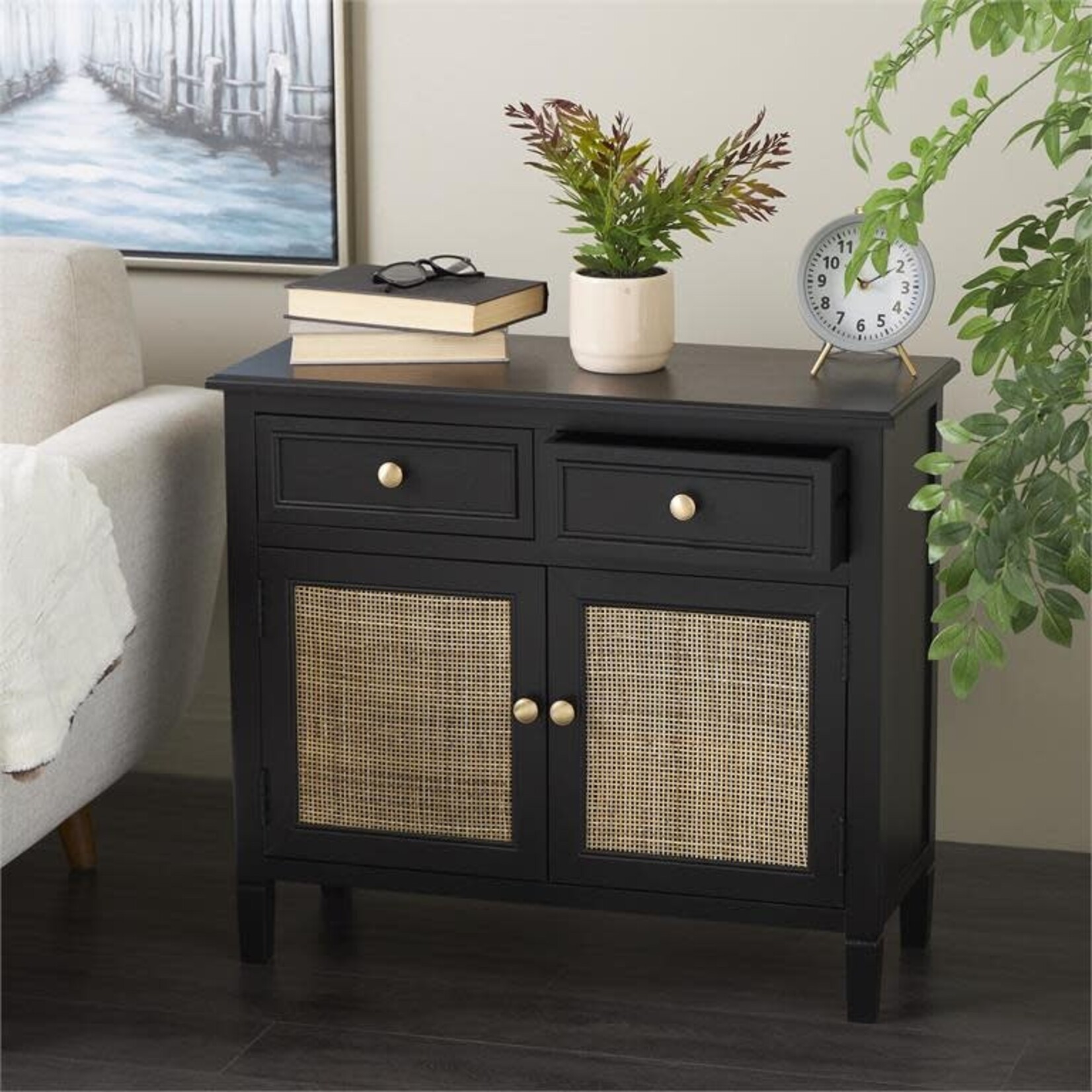 Uma 13244 Cane Cabinet 30wx26h