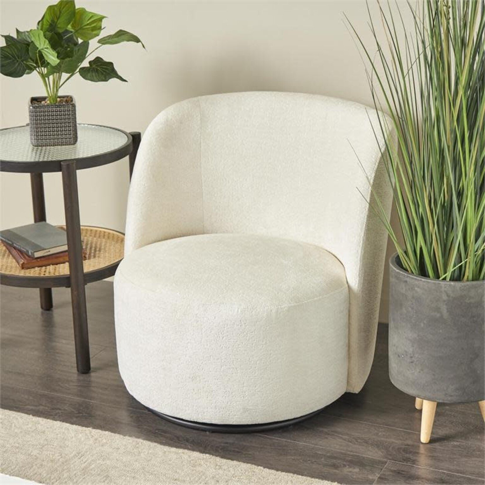 Uma Boucle Accent Chair