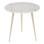 Uma Marble Accent Table 22wx20h