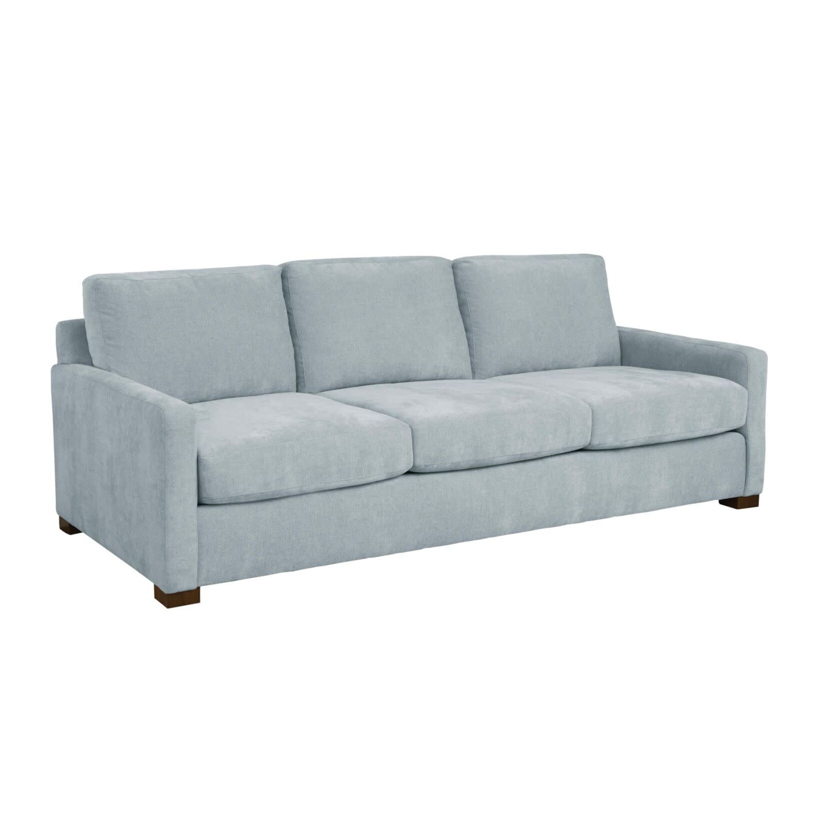 Bassett Colby Sofa Seaglass Performance Fabric