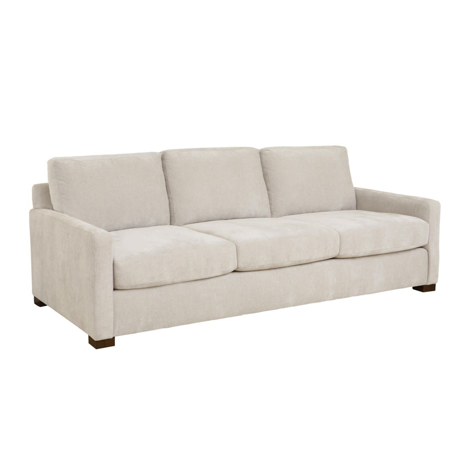 Bassett Colby Sofa 81" Stone Performance Fabric