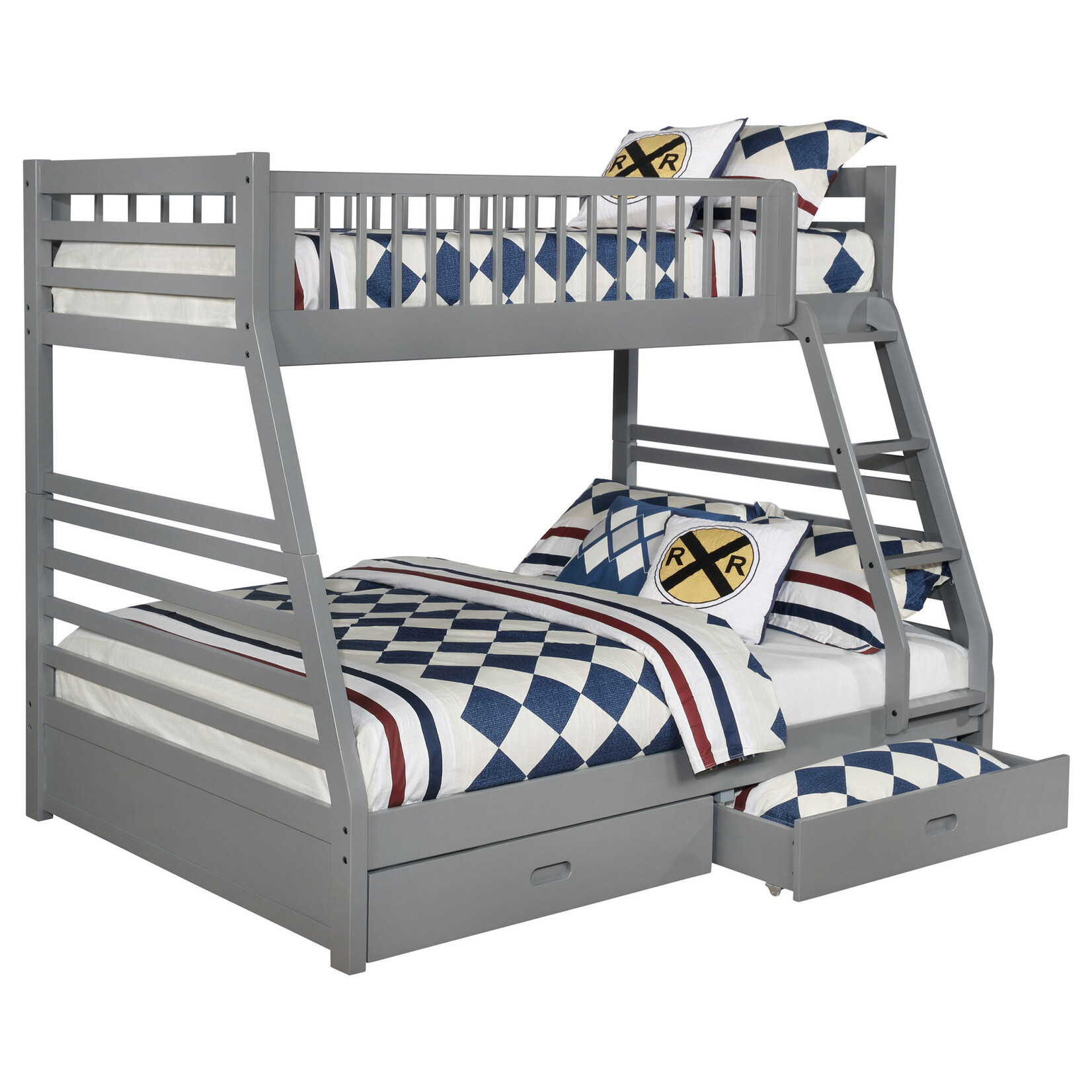 Coaster Furniture Ashton Twin/Full Bunk Gray