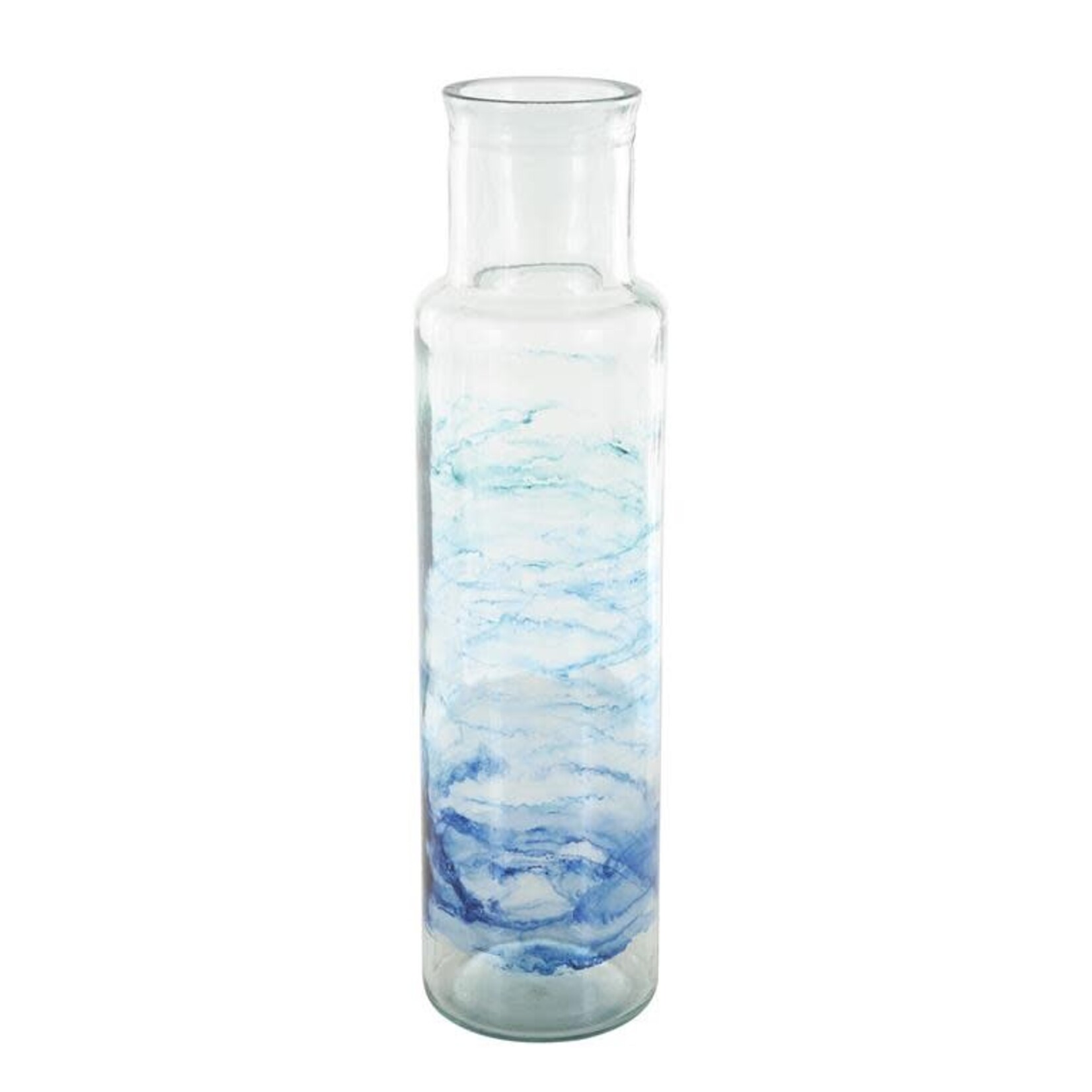 Uma 13005 Glass Seablue Vase 6x22