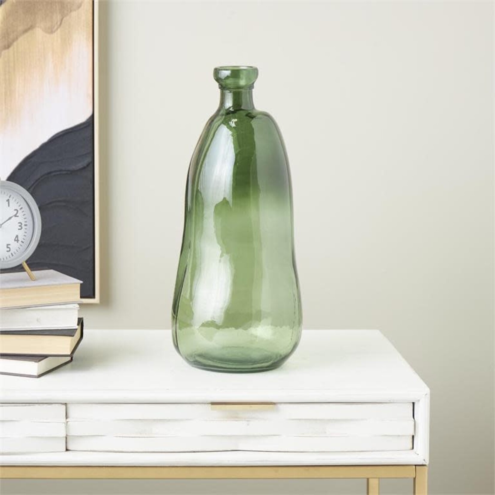 Uma 12941 Spanish Glass Vase 9x20 (FW/)