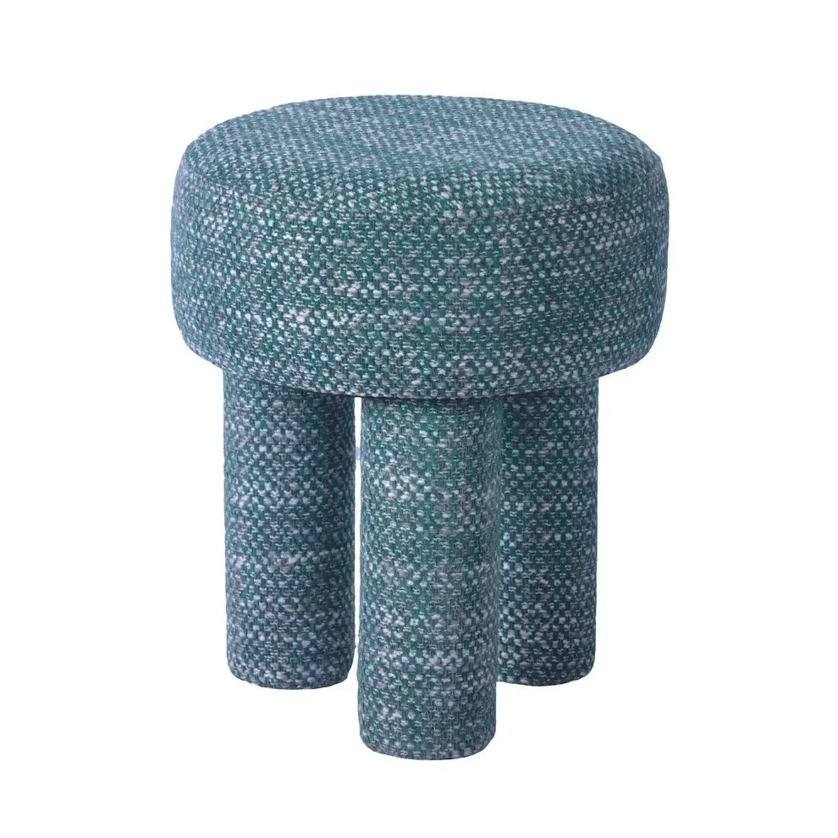 TOV Claire Teal Knubby Stool