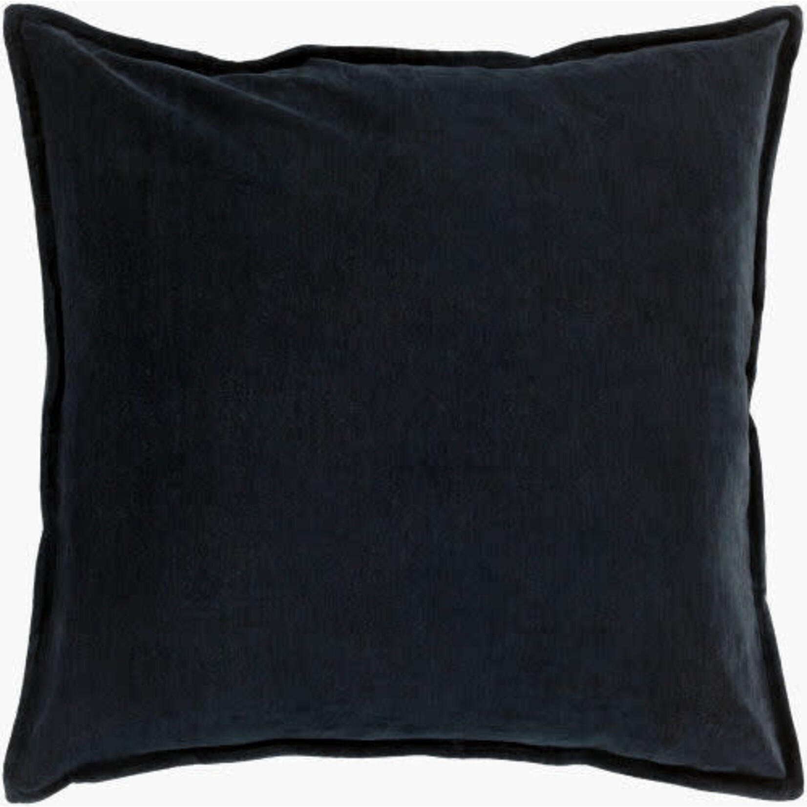 Surya VELVET PILLOW BLACK