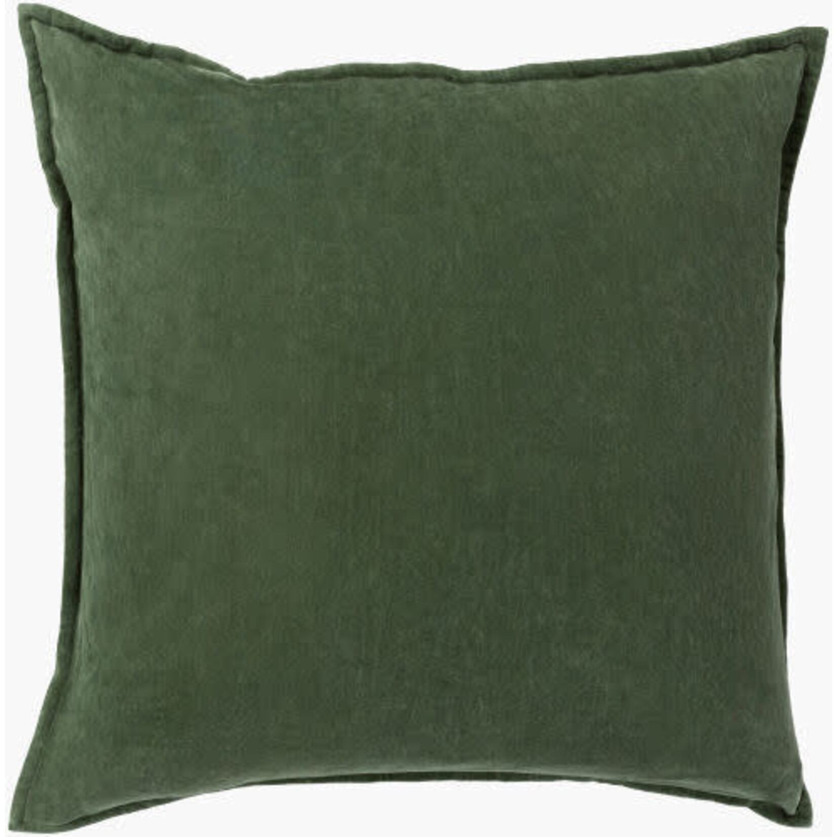 Surya CV008-2020P 20x20	Velvet Pillow Medium Green