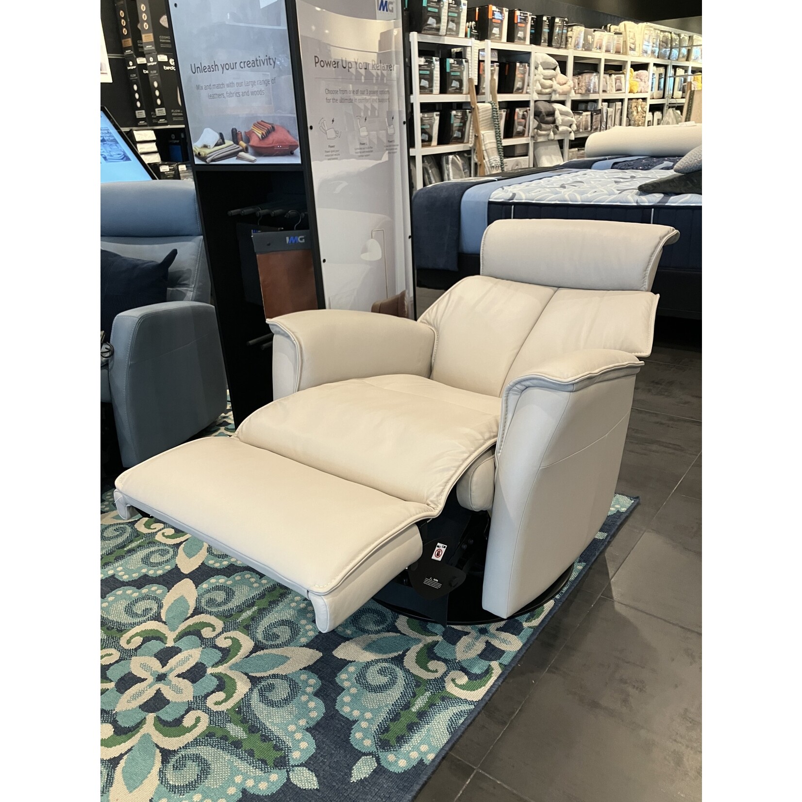 Boss Power Recliner T417 Cinder Leather