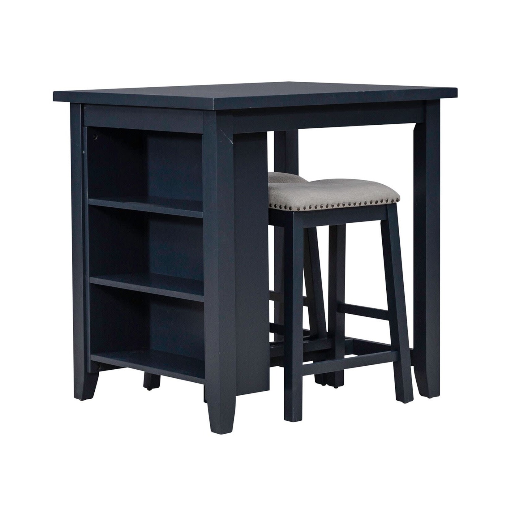 Liberty Furniture Brook Creek Navy 3pc Counter Set (K1M)