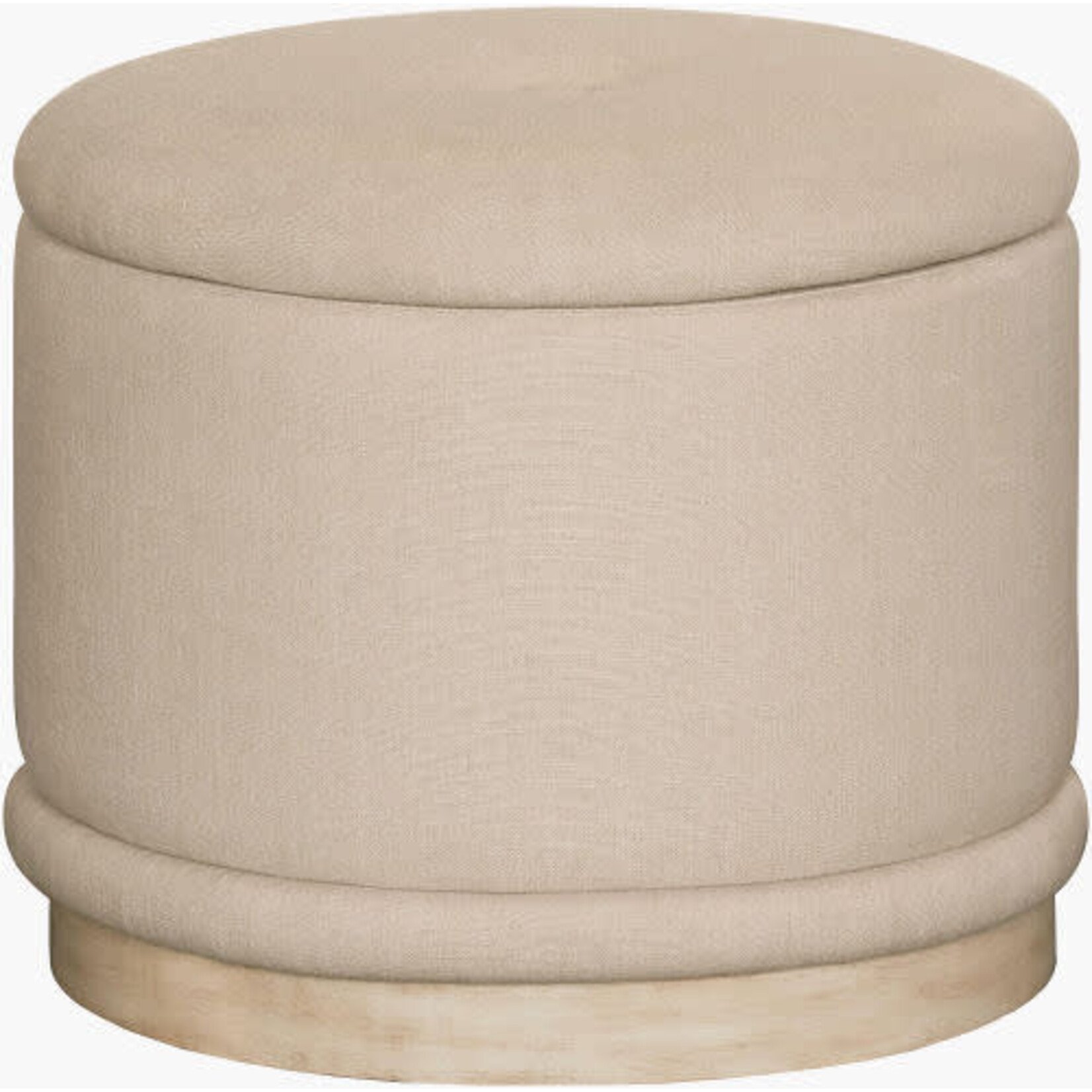 Surya Beige Karley Storage Ottoman (FW)