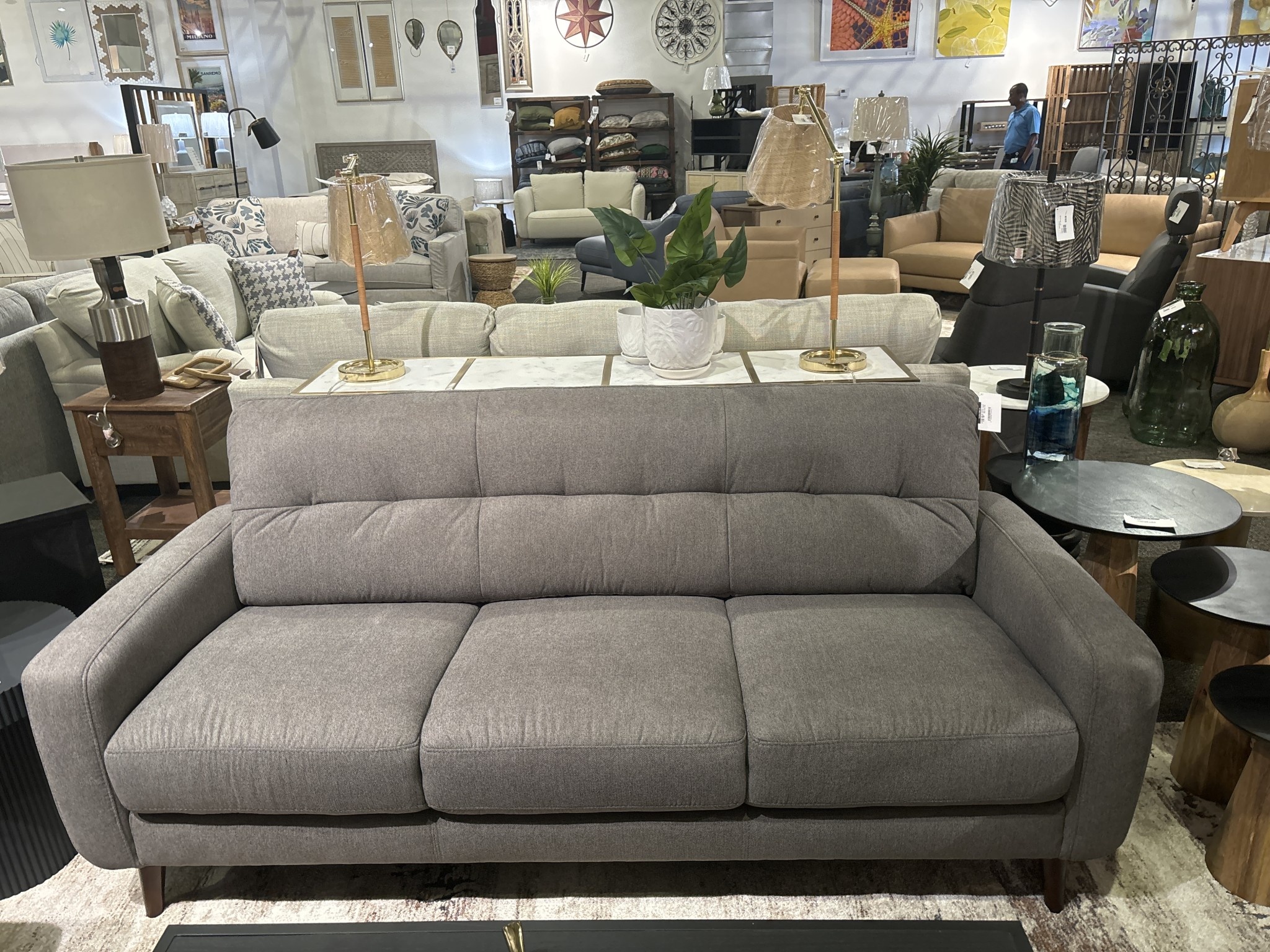 33912KDFK3P Sofa F20TX2224 Metal Fabric (FW) Furniture Walk