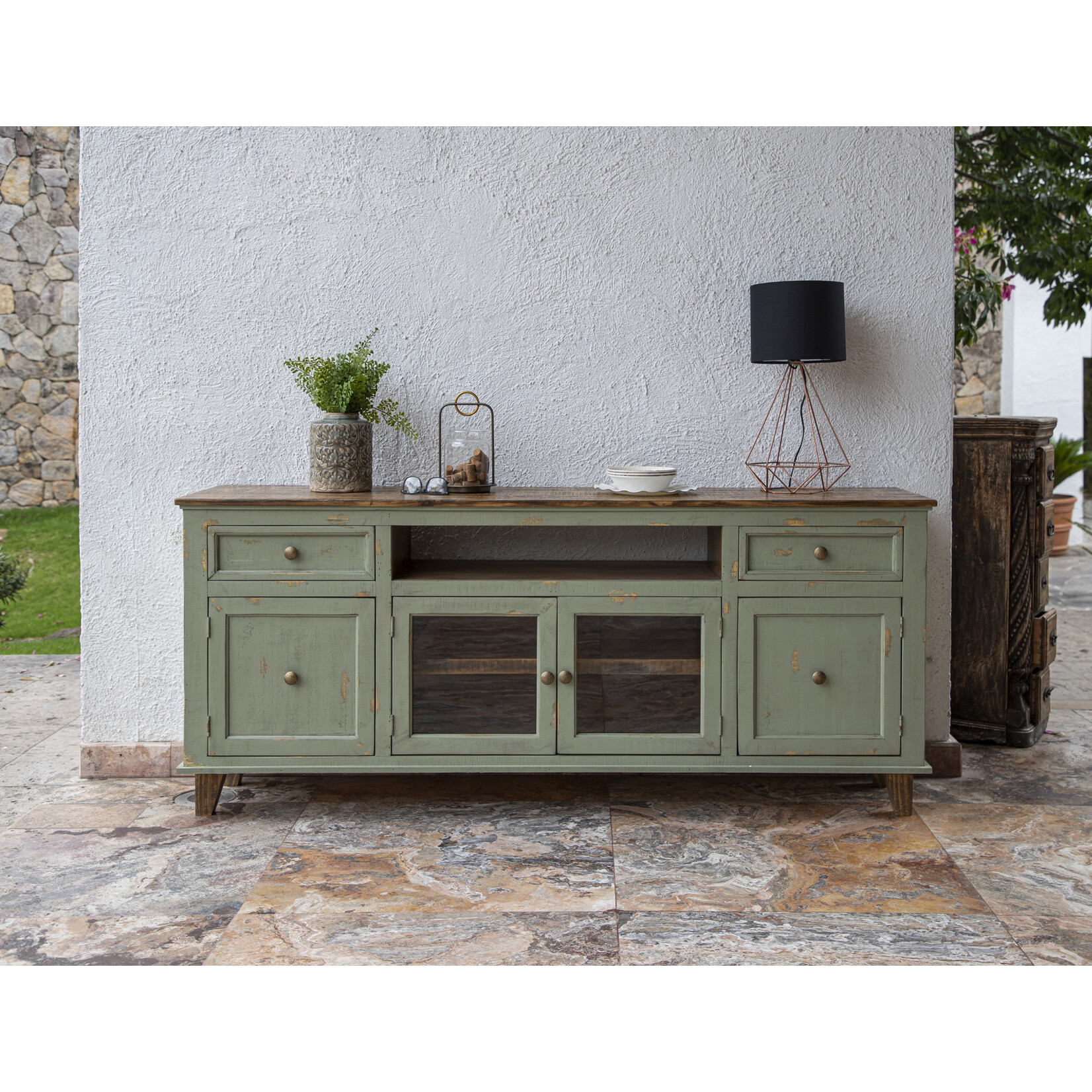 IFD Toscana Green Console 75"