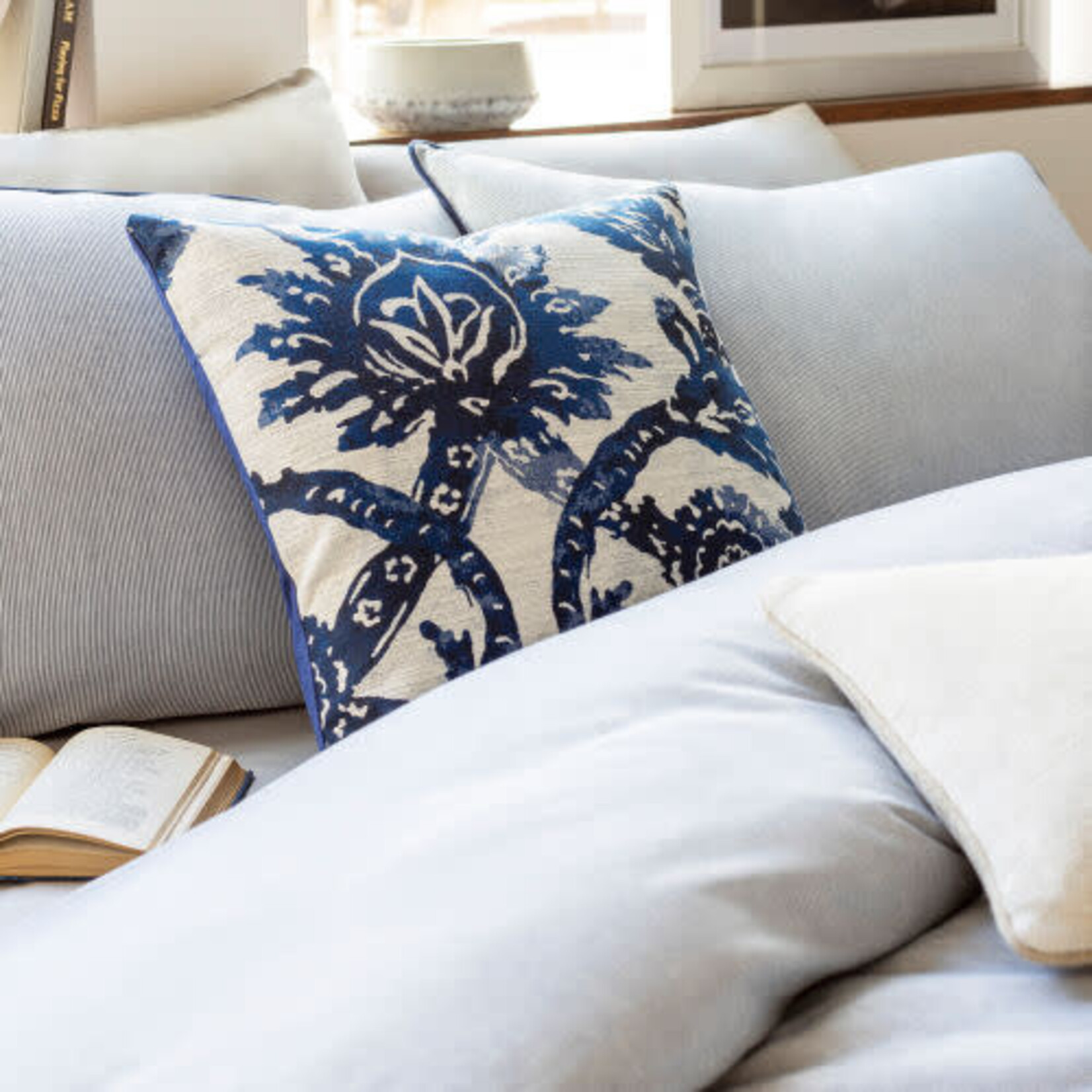 Surya SNY003-1818P Sanya Bay 18x18 Pillow-FW