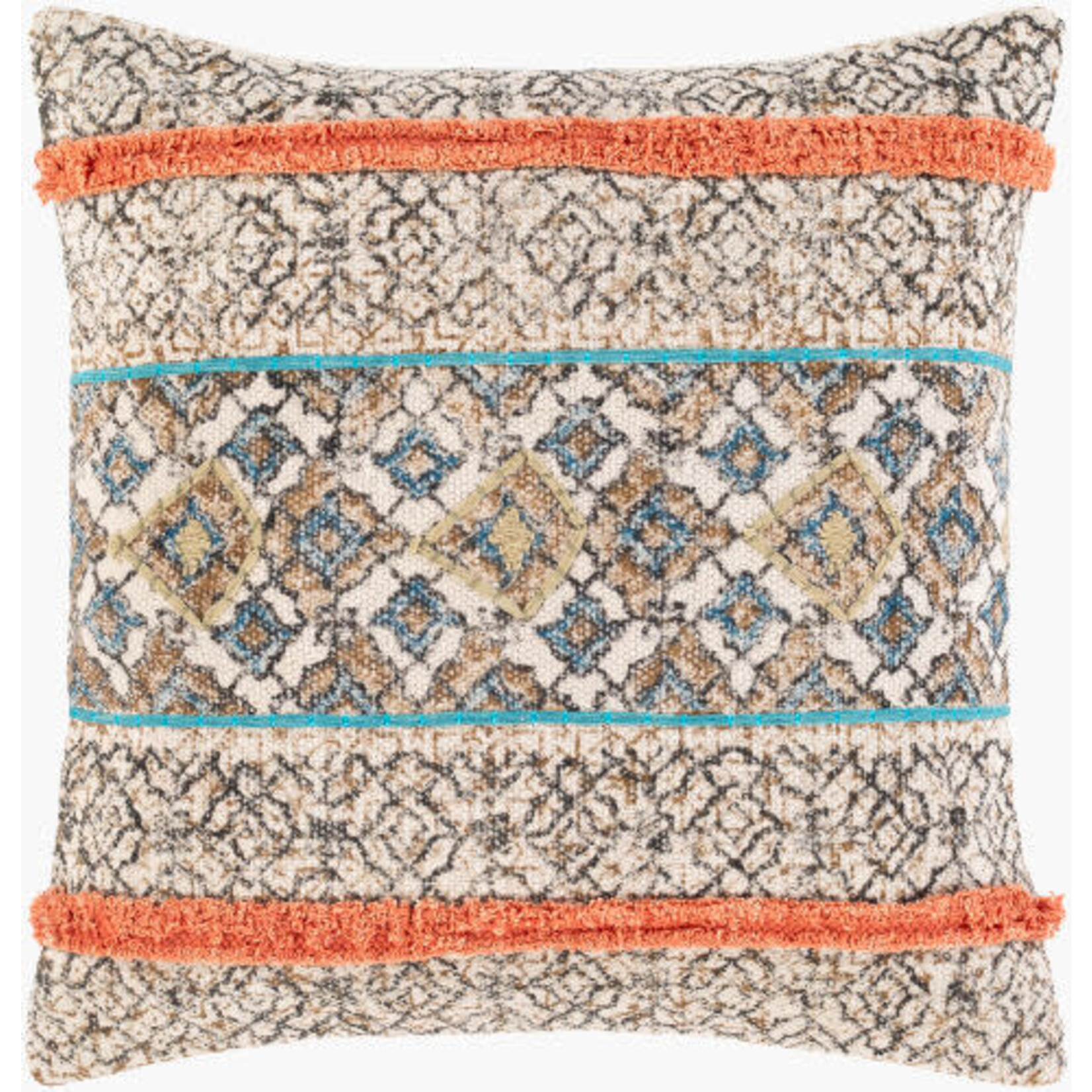 Surya DYA003-1818P Dayna 18x18 Pillow=FW