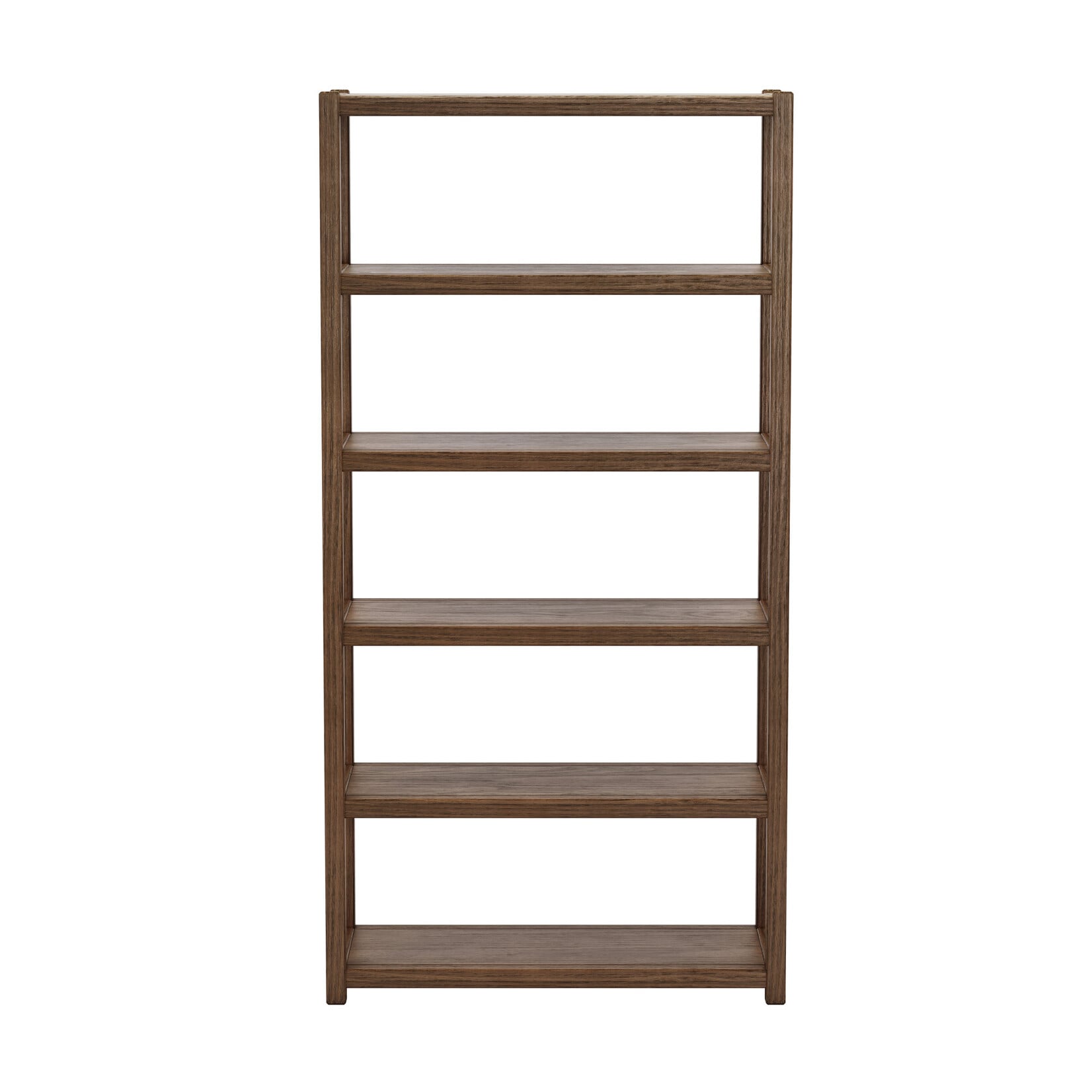 GrainWood Greenport 72" Bookcase Brushed Walnut (I1M)