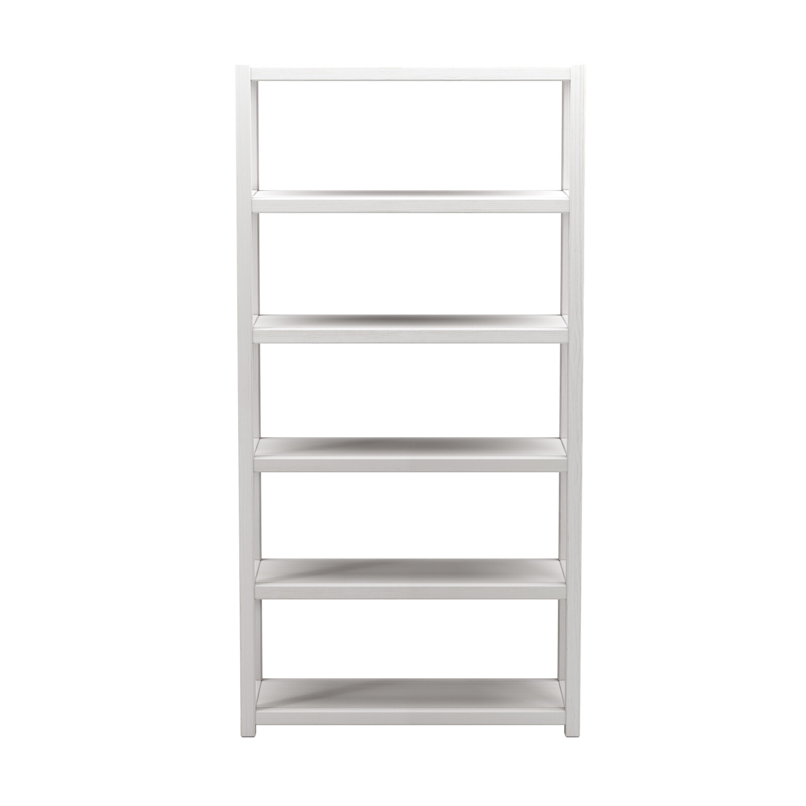 GrainWood Greenport 72" Bookcase Brushed White