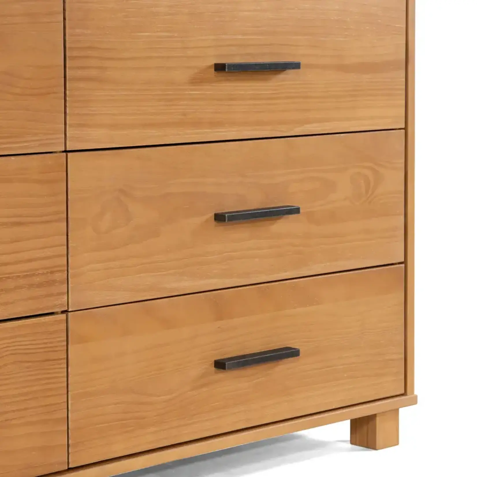 GrainWood LOFT 6 Drawer Dresser - Solid Wood - Finish Acacia