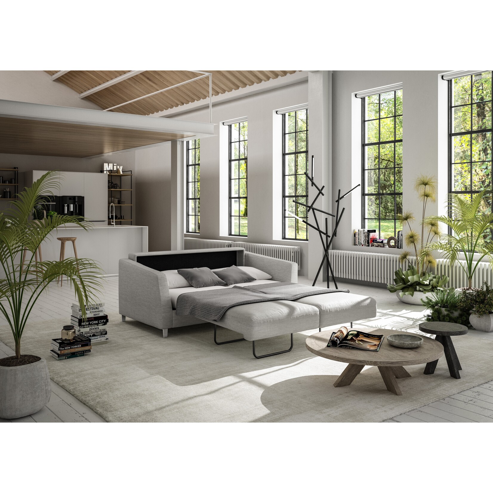 Luonto Monika Full XL Loveseat Sleeper Oliver 173