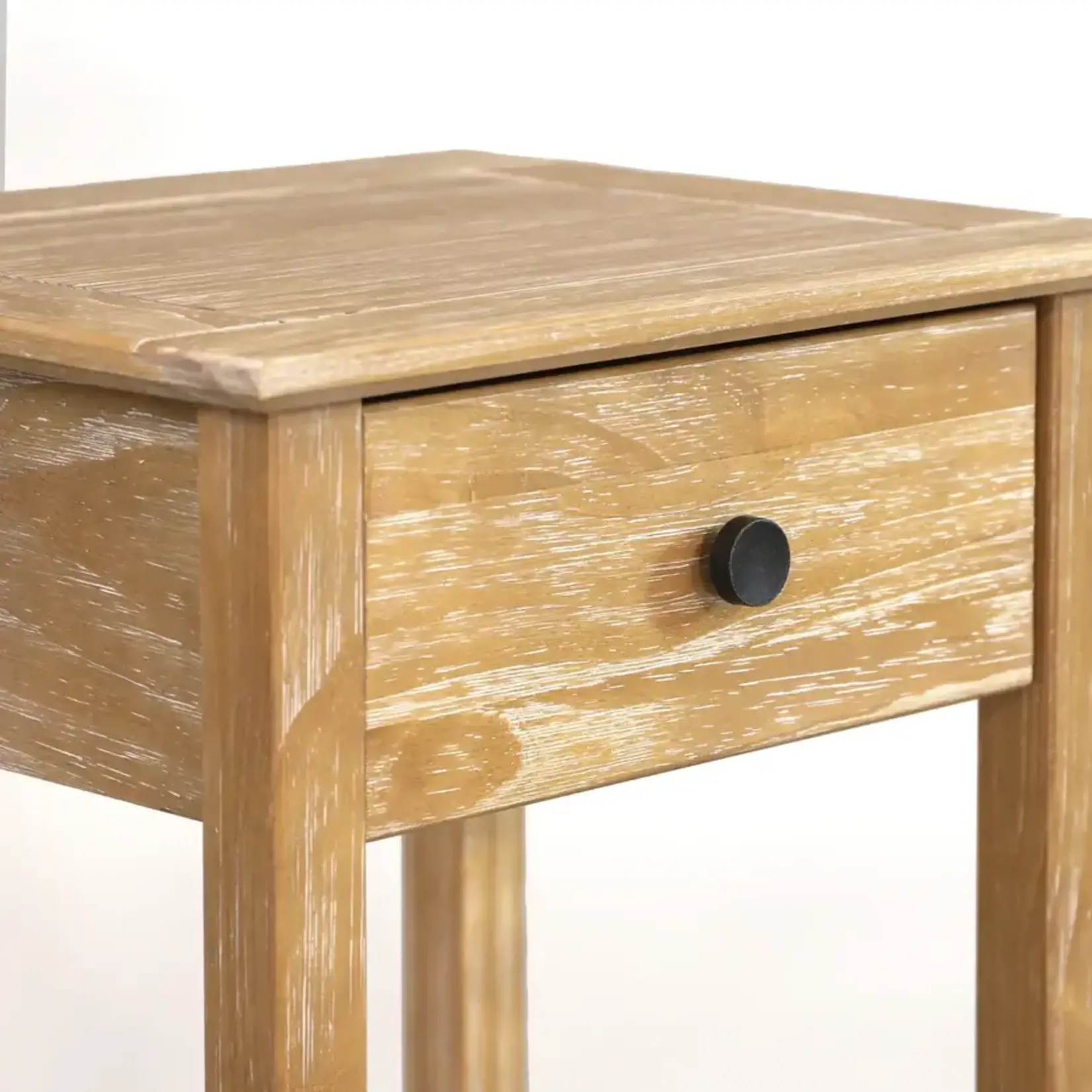 GrainWood Greenport End Table Brushed Driftwood