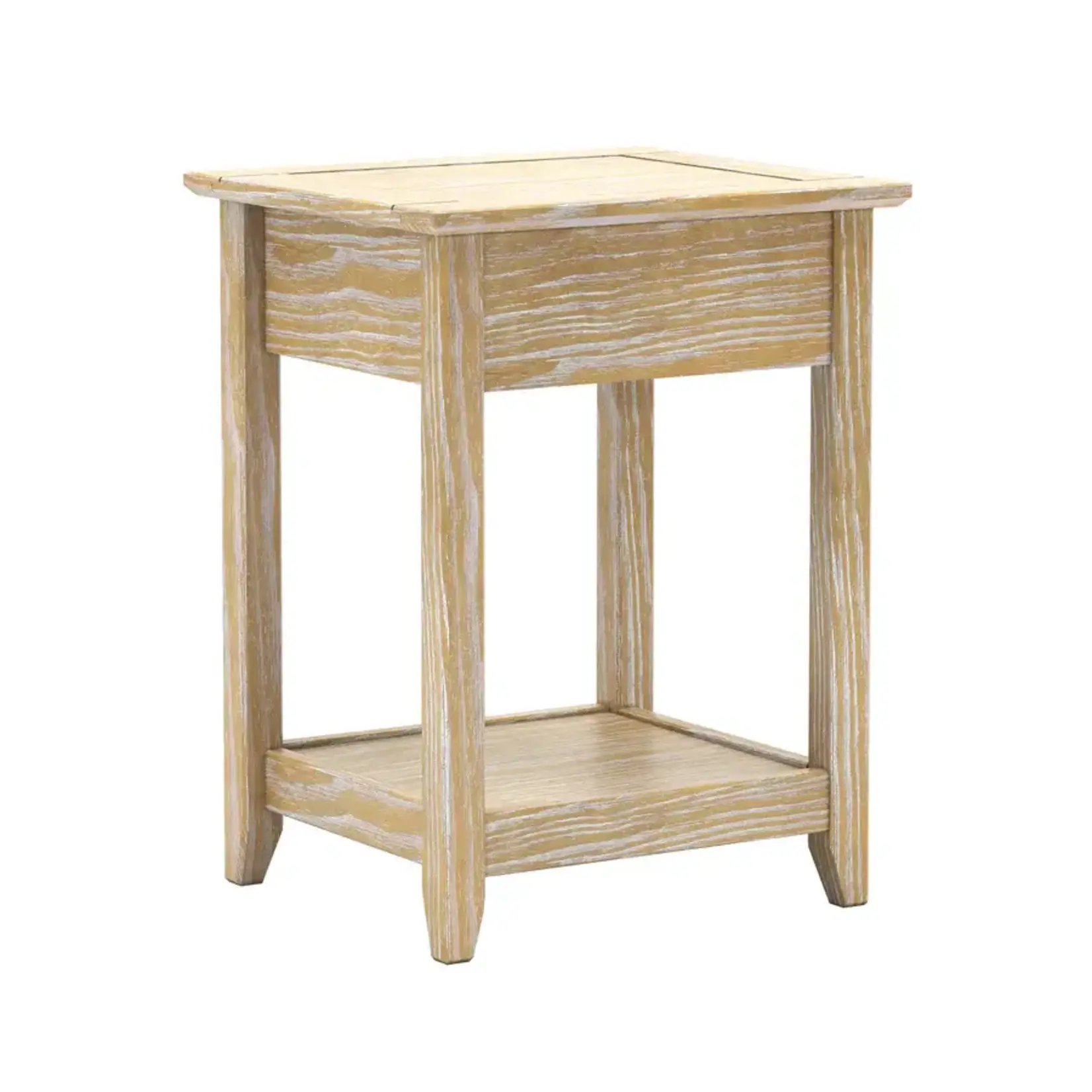 GrainWood Greenport End Table Brushed Driftwood