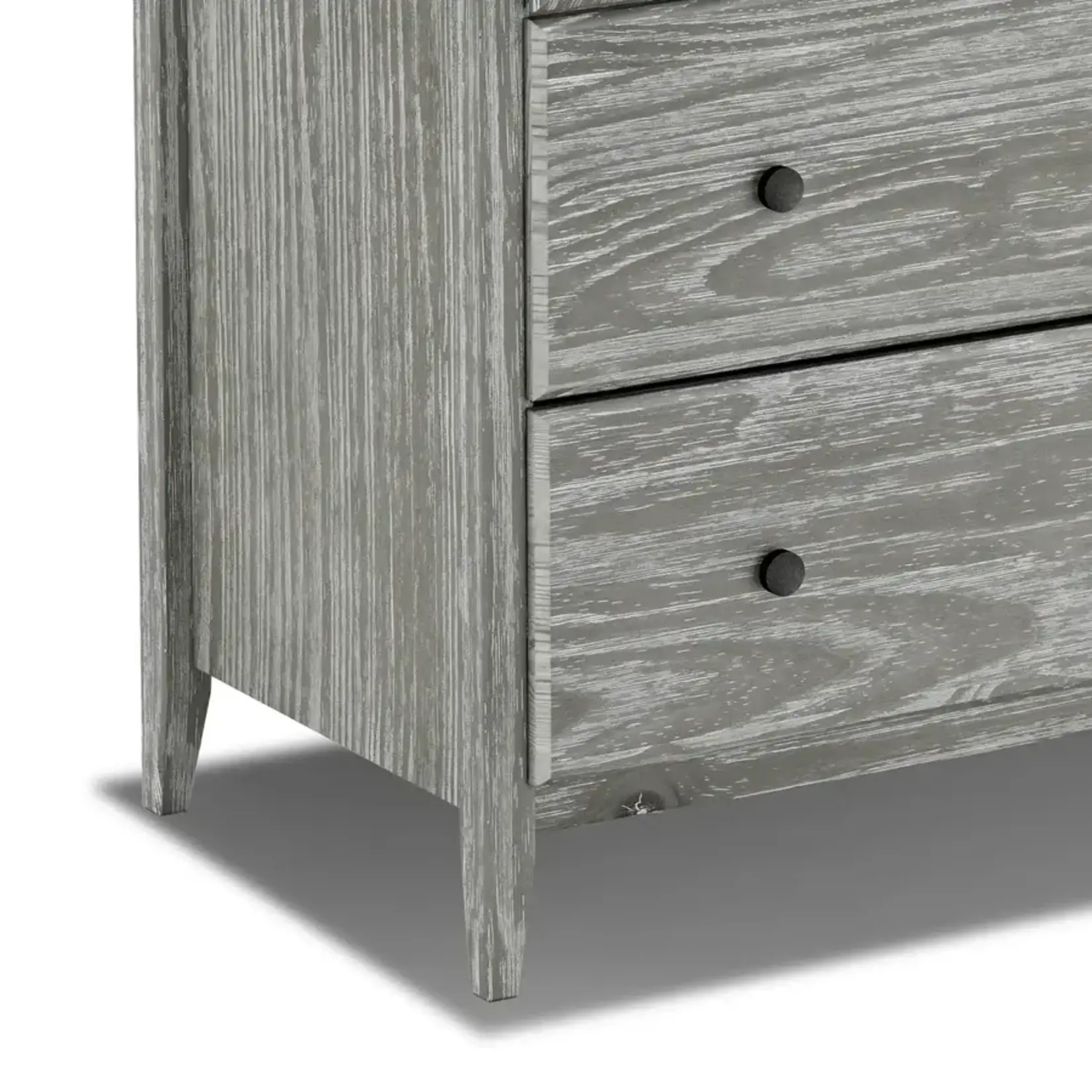 GrainWood Greenport 2 Door Wardrobe Brushed Grey (N5LL)