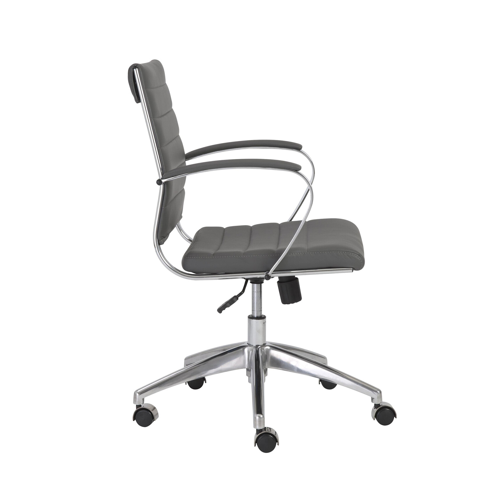 EuroStyle Axel LB Office Chair  Grey PU/Alum