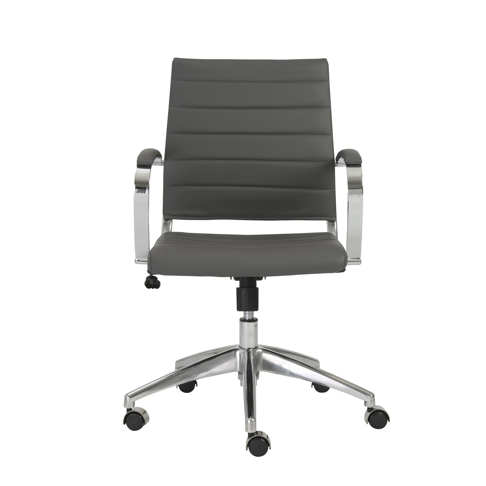 EuroStyle Axel LB Office Chair  Grey PU/Alum