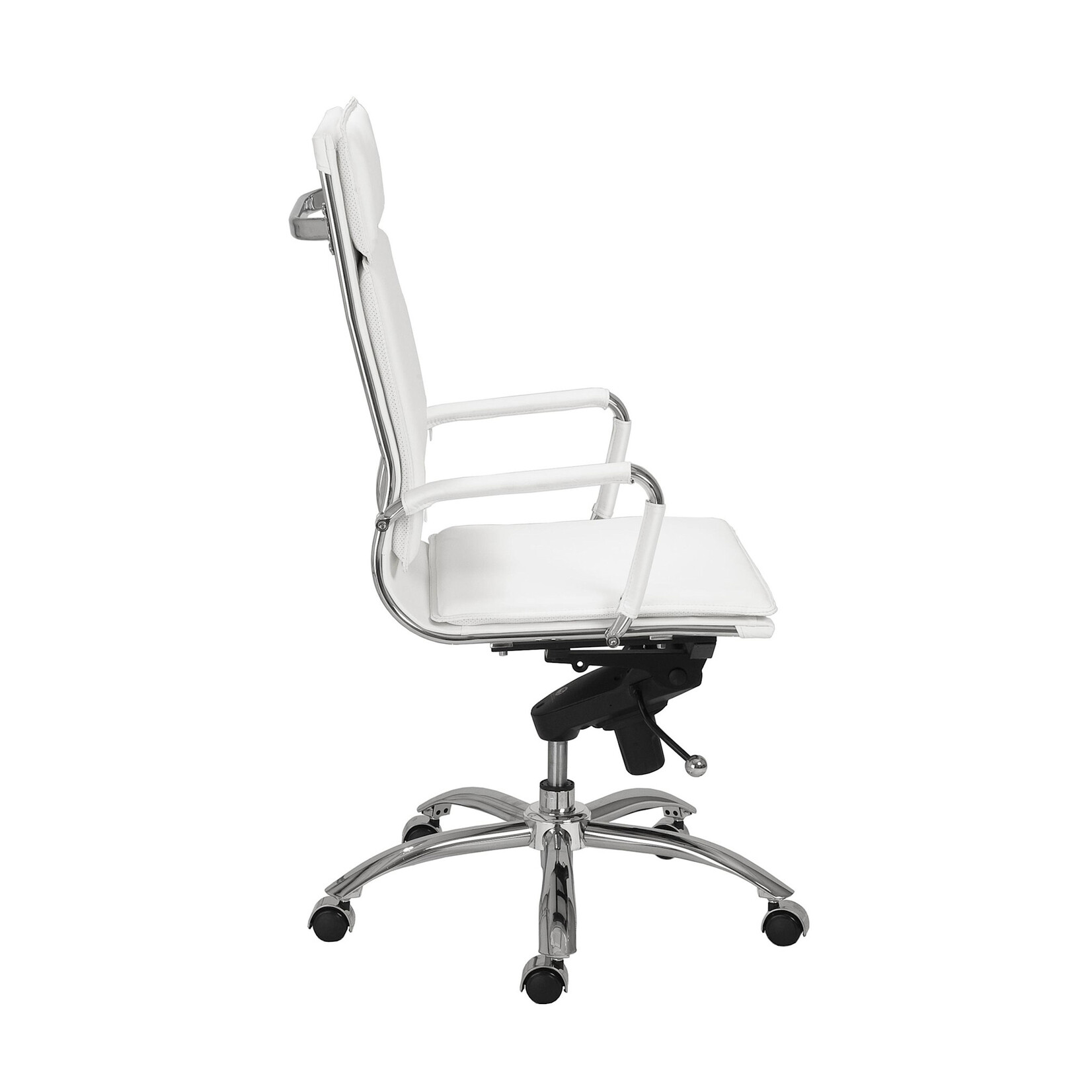 EuroStyle Gunar HB Office Chair White/Chrome