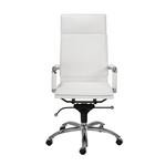 EuroStyle Gunar HB Office Chair White/Chrome
