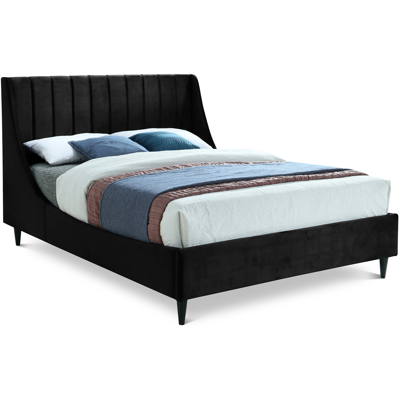 Eva Queen Bed Black