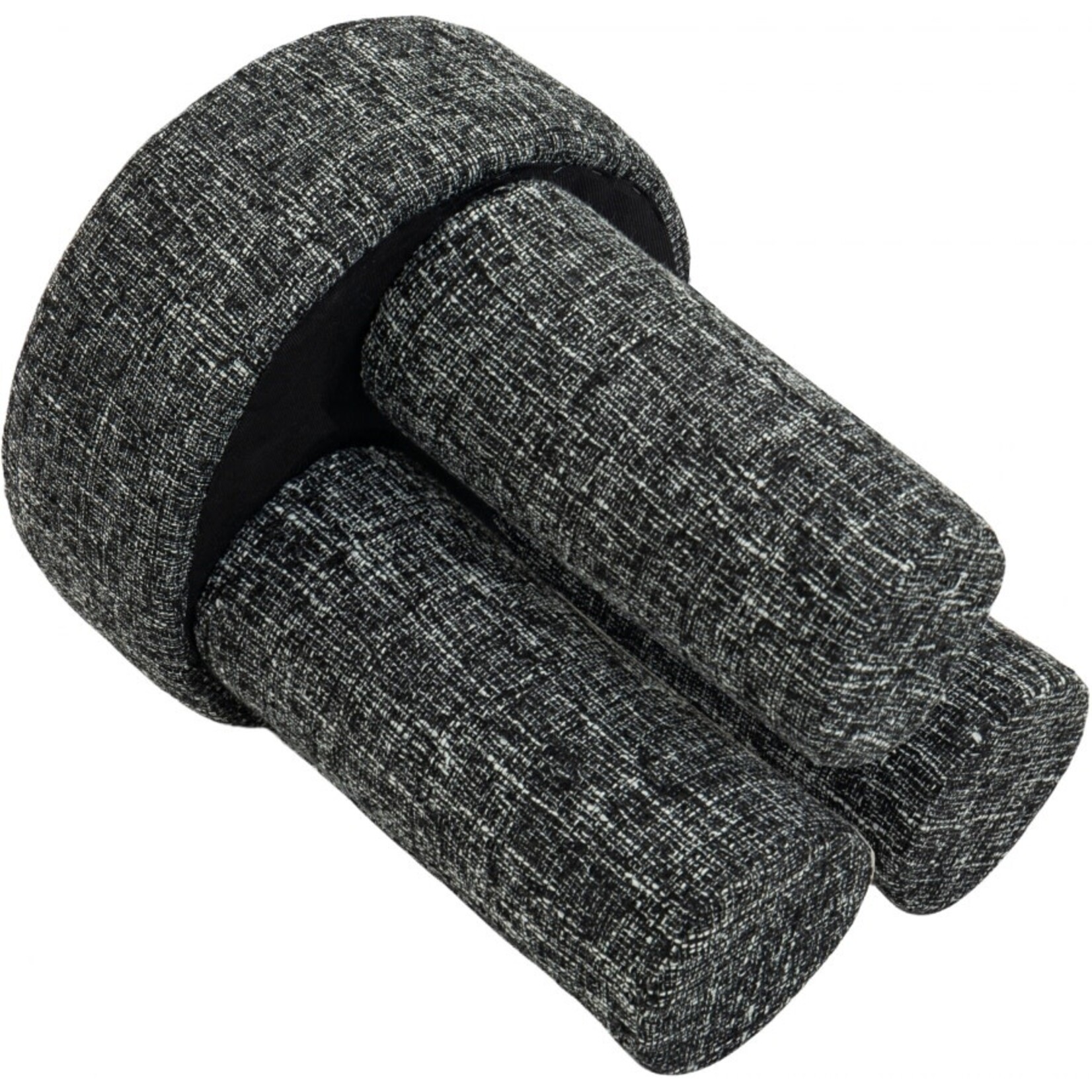 Ottoman/Stool 100Black (FW)
