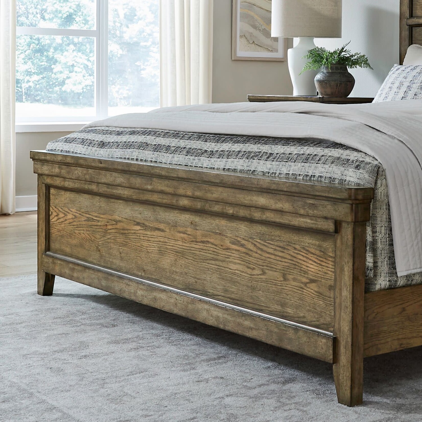 Liberty Furniture Carolina Park Queen Panel Bed