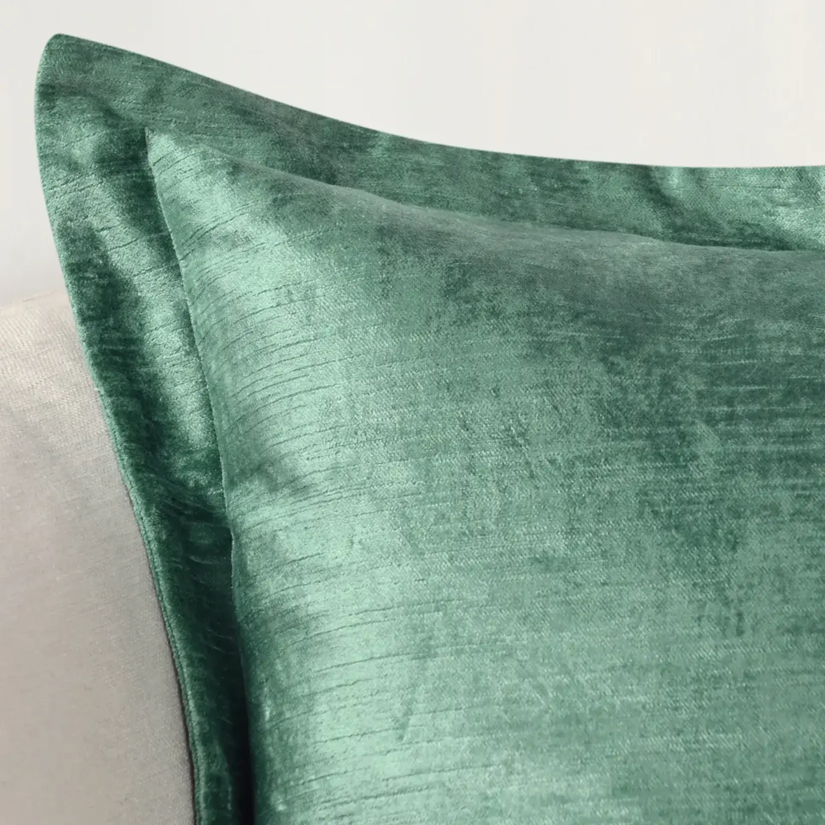 Classic Home 22x22 Pillow Lapis Velvet Viridian Green V300012