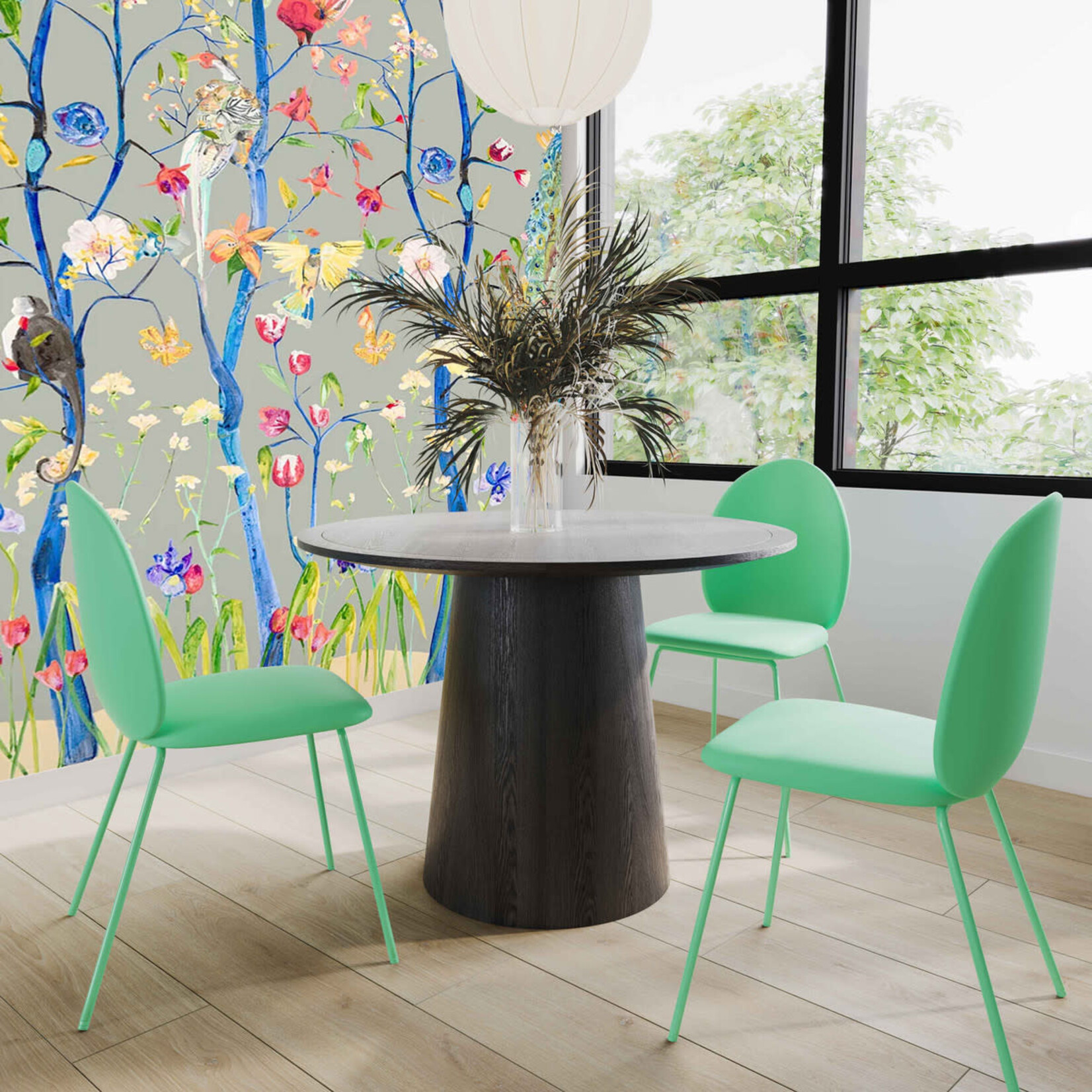 TOV Lauren Green Performance Vegan Leather Chairs (L4M/FW)