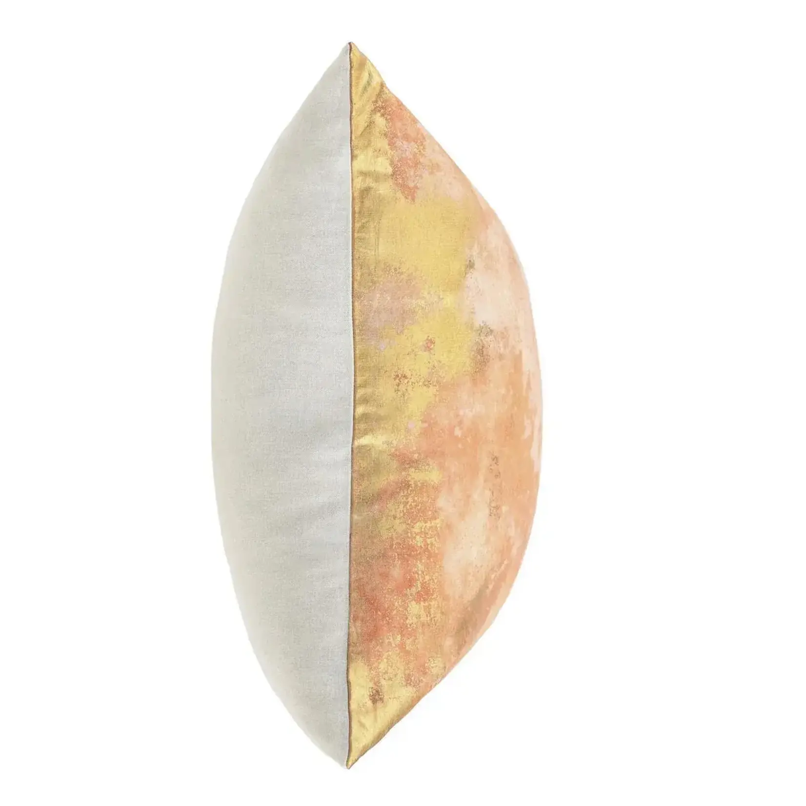 Classic Home 22x22 Pillow Onara Burnt Orange Gold V300053