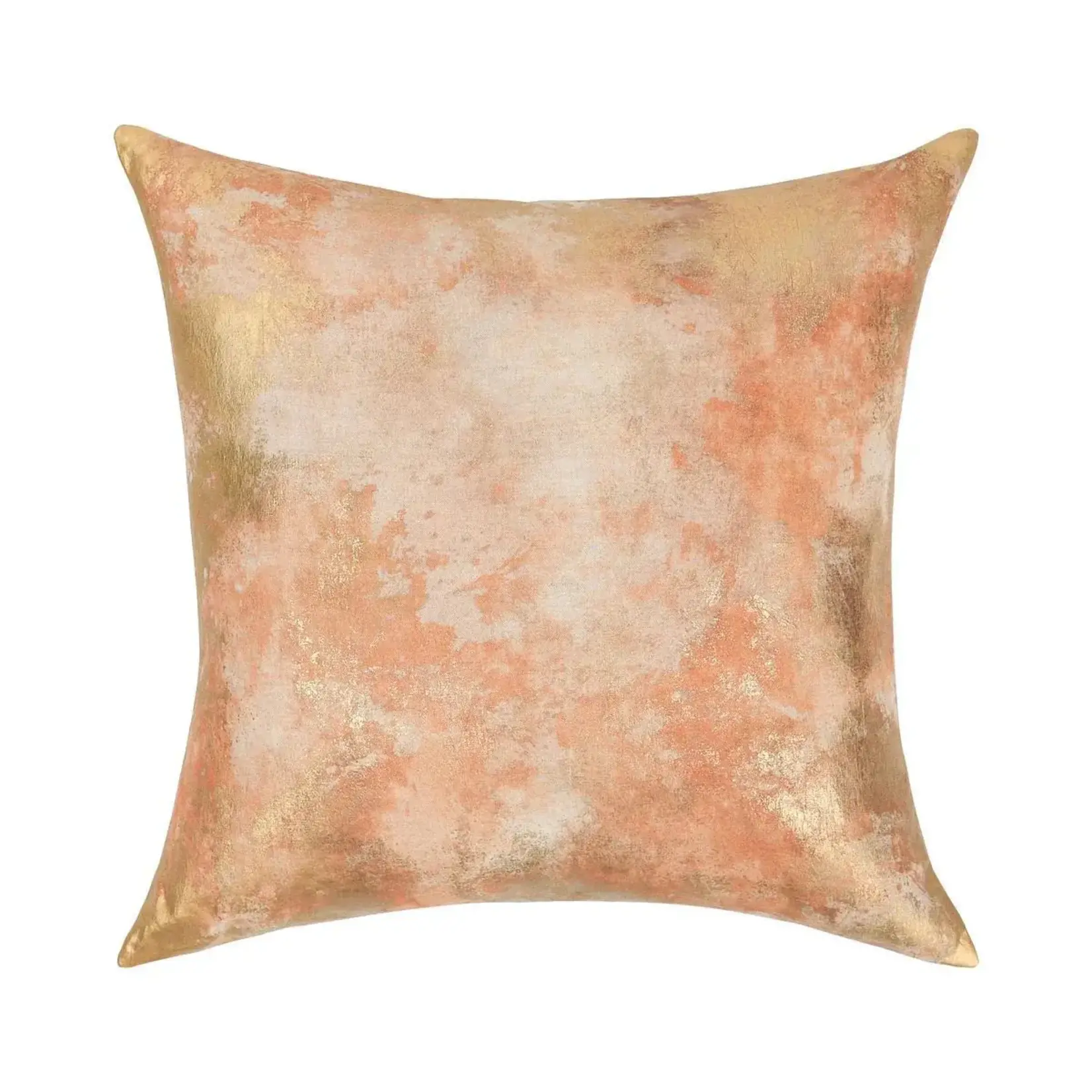 Classic Home 22x22 Pillow Onara Burnt Orange Gold V300053