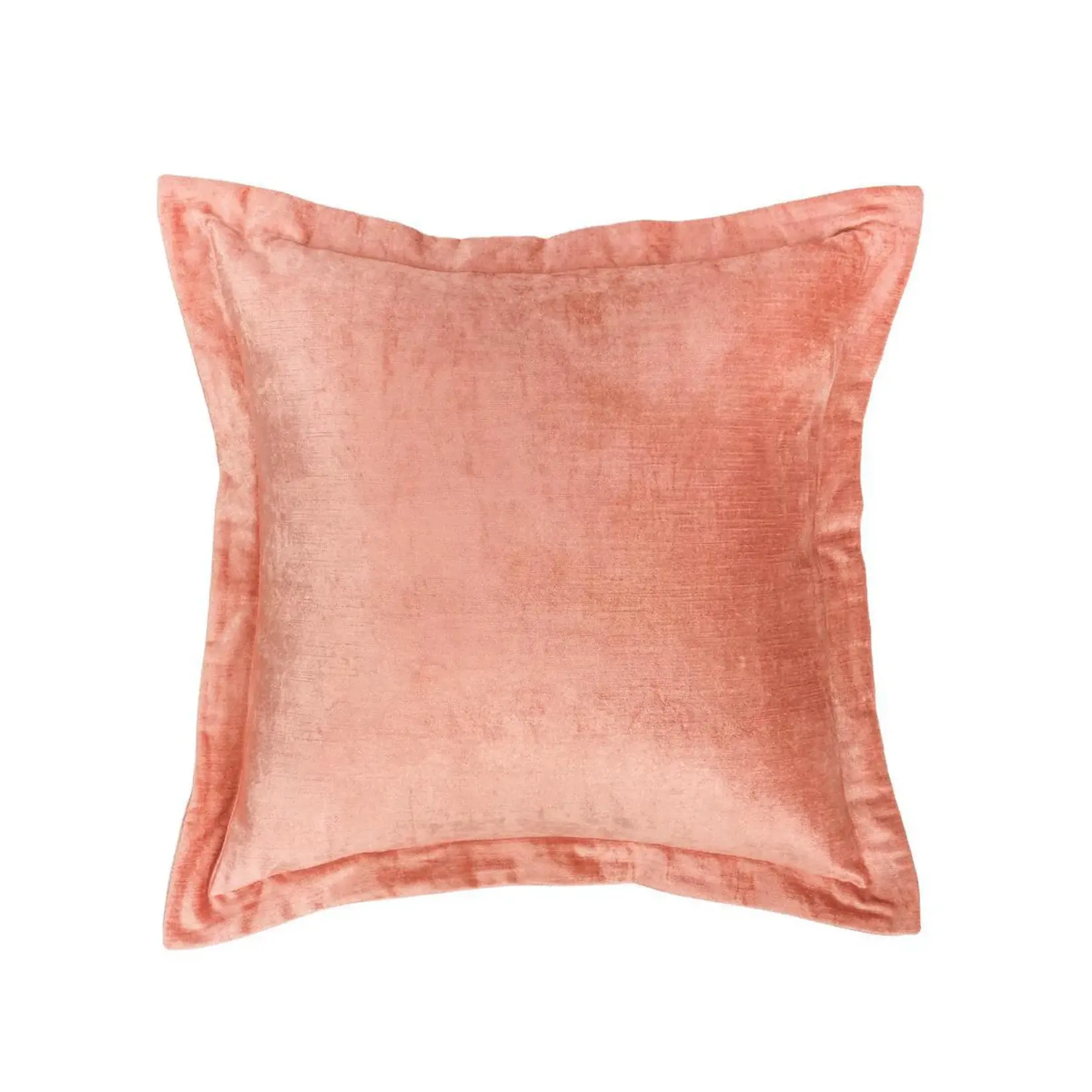Classic Home 22x22 Pillow Lapis Velvet Dusty Coral V300069