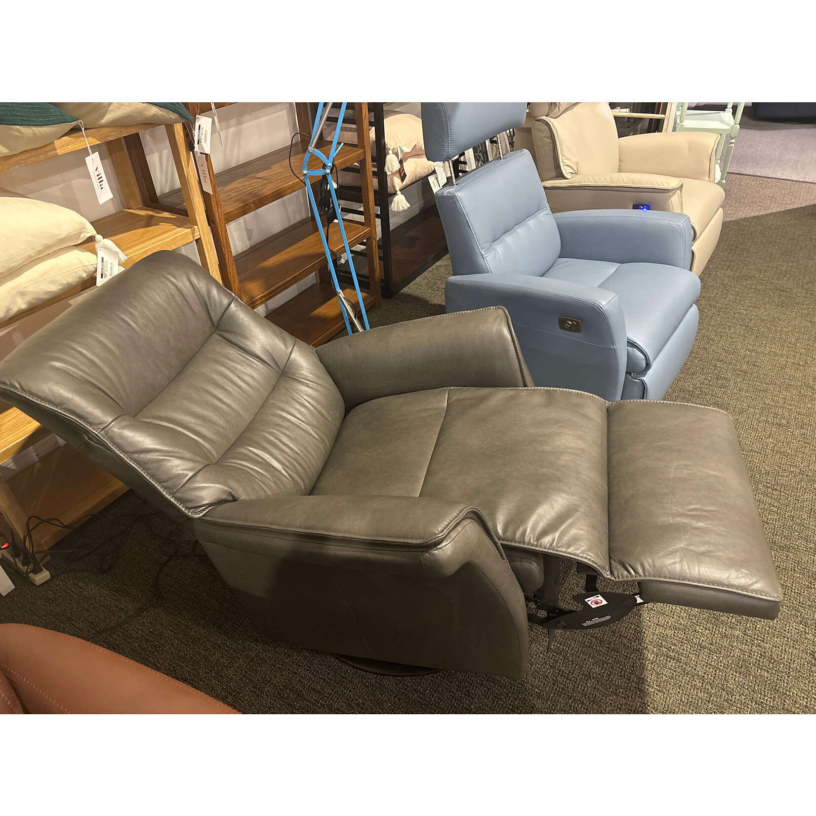 Chelsea Power Recliner S555 Anthracite Leather
