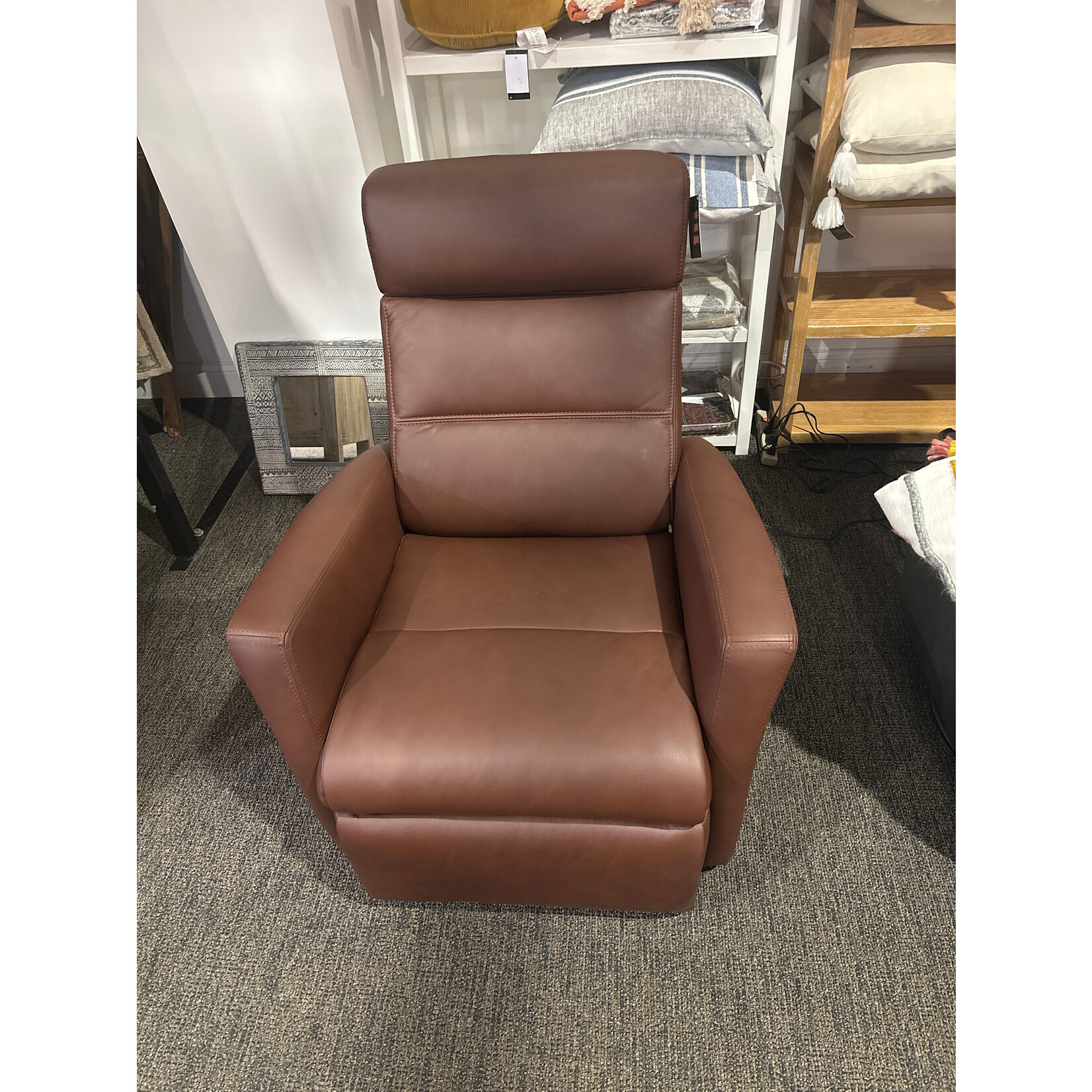 Divani Power Recliner T409 Cognac Leather