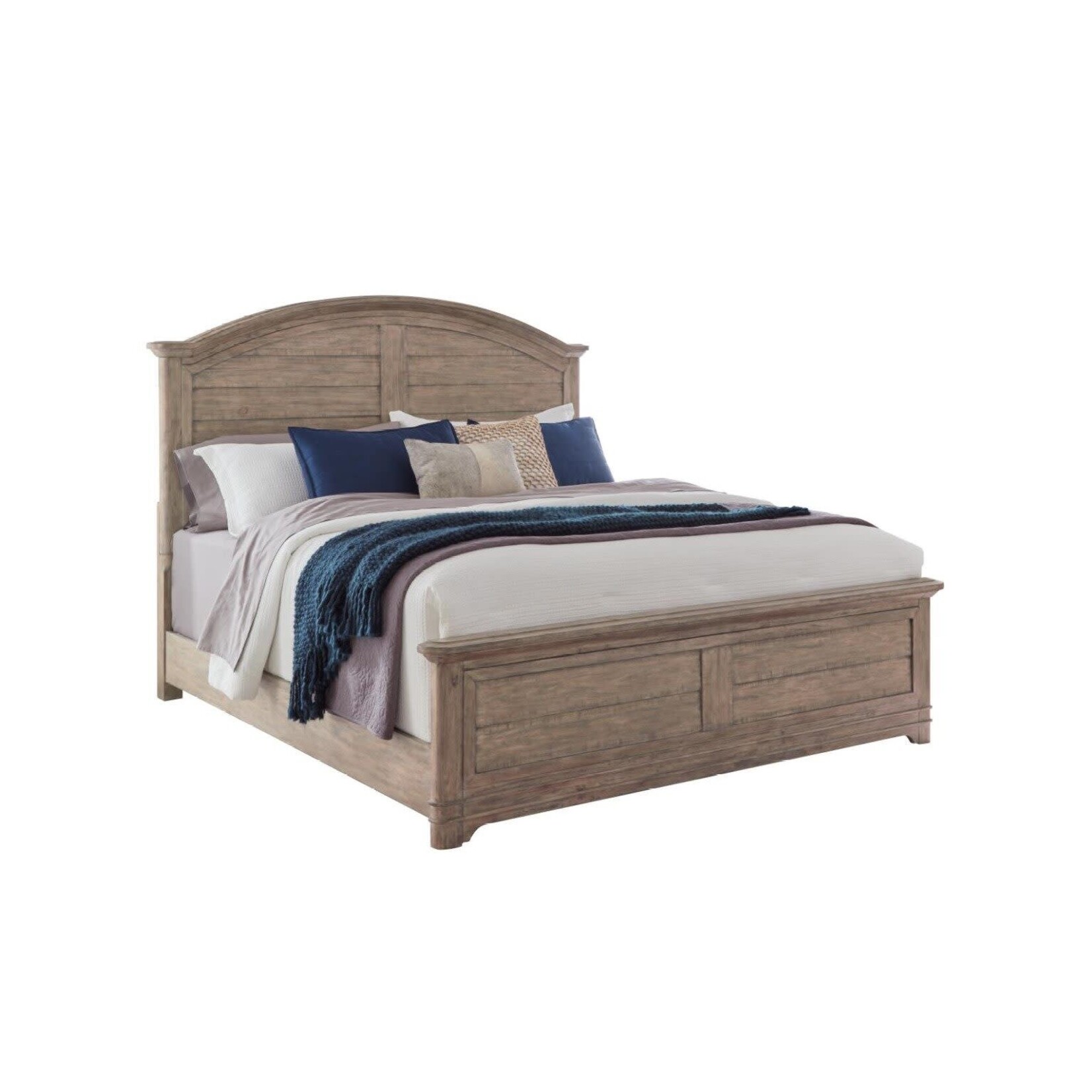 American Woodcrafters Meadowbrook King Panel Bed