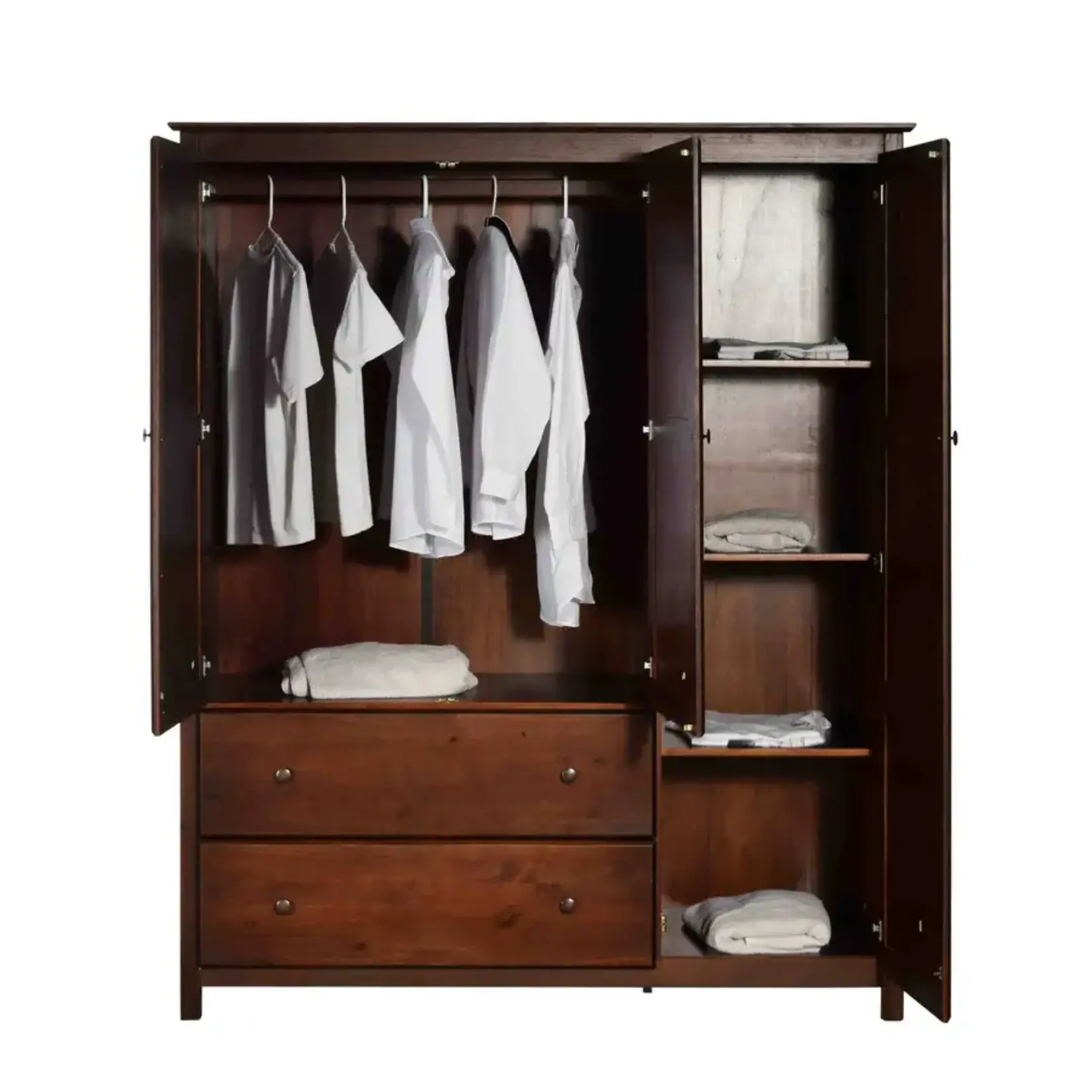 Shaker 3 Door Wardrobe Cherry