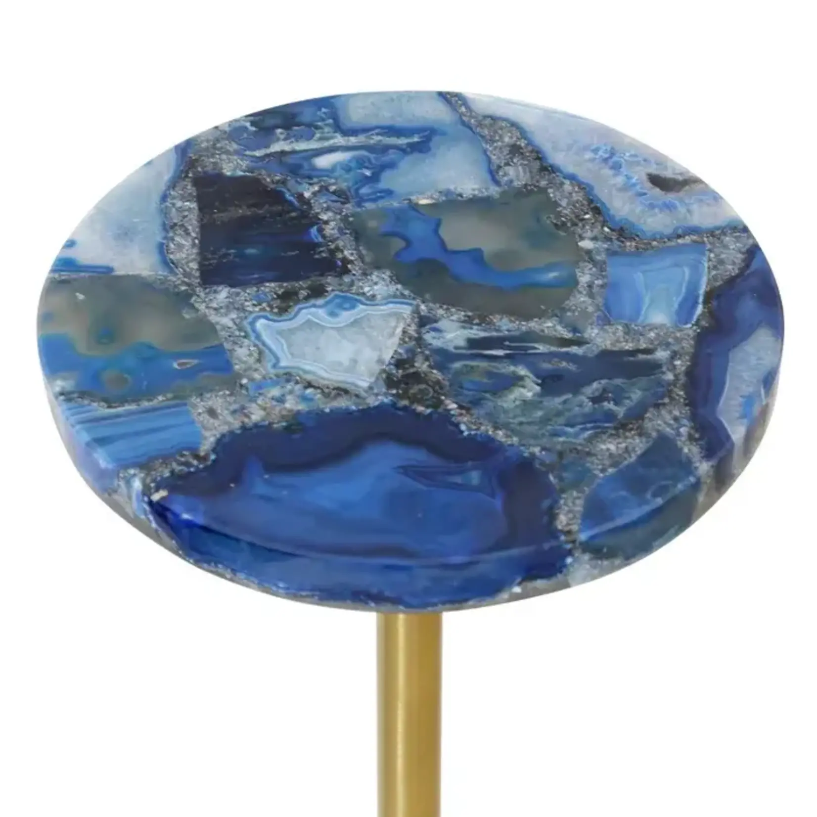 Stylecraft Blue Agate Accent Table