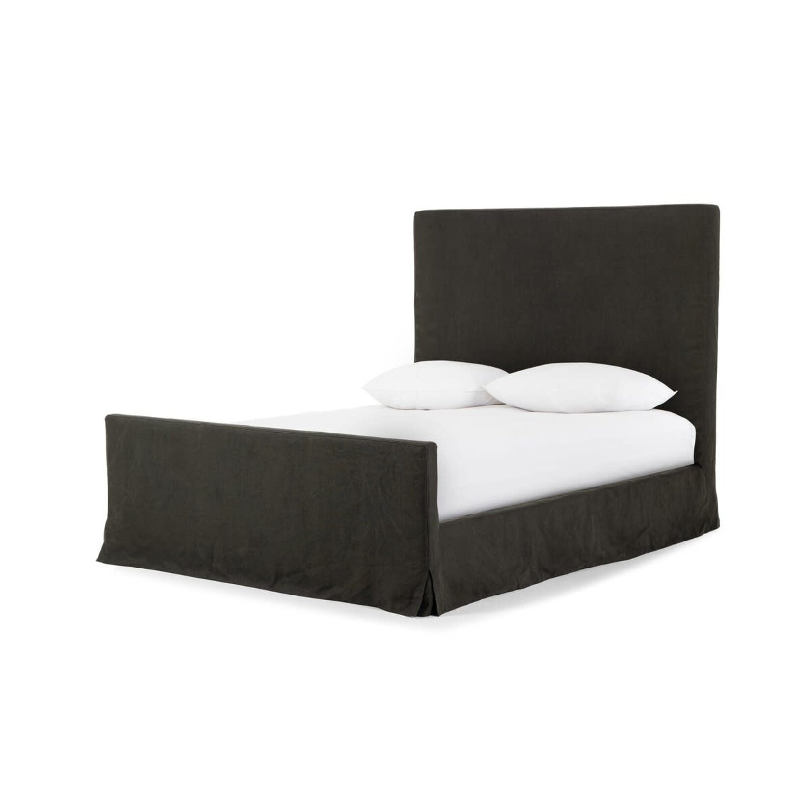 Four Hands Daphne Slipcover Queen Bed Brussels Pine