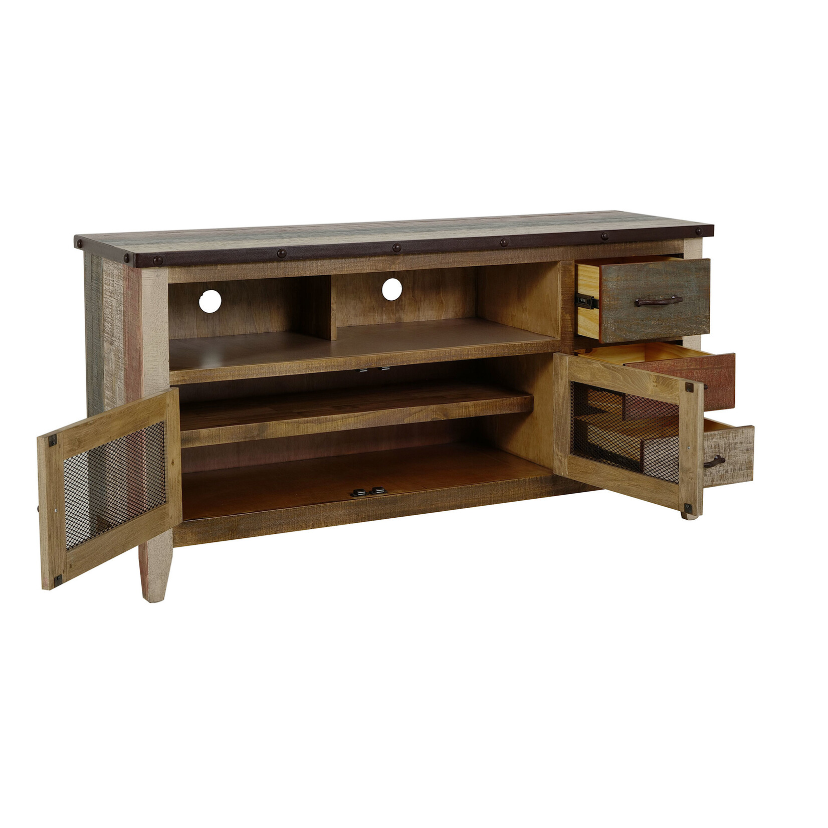 IFD Antique TV Stand 62"