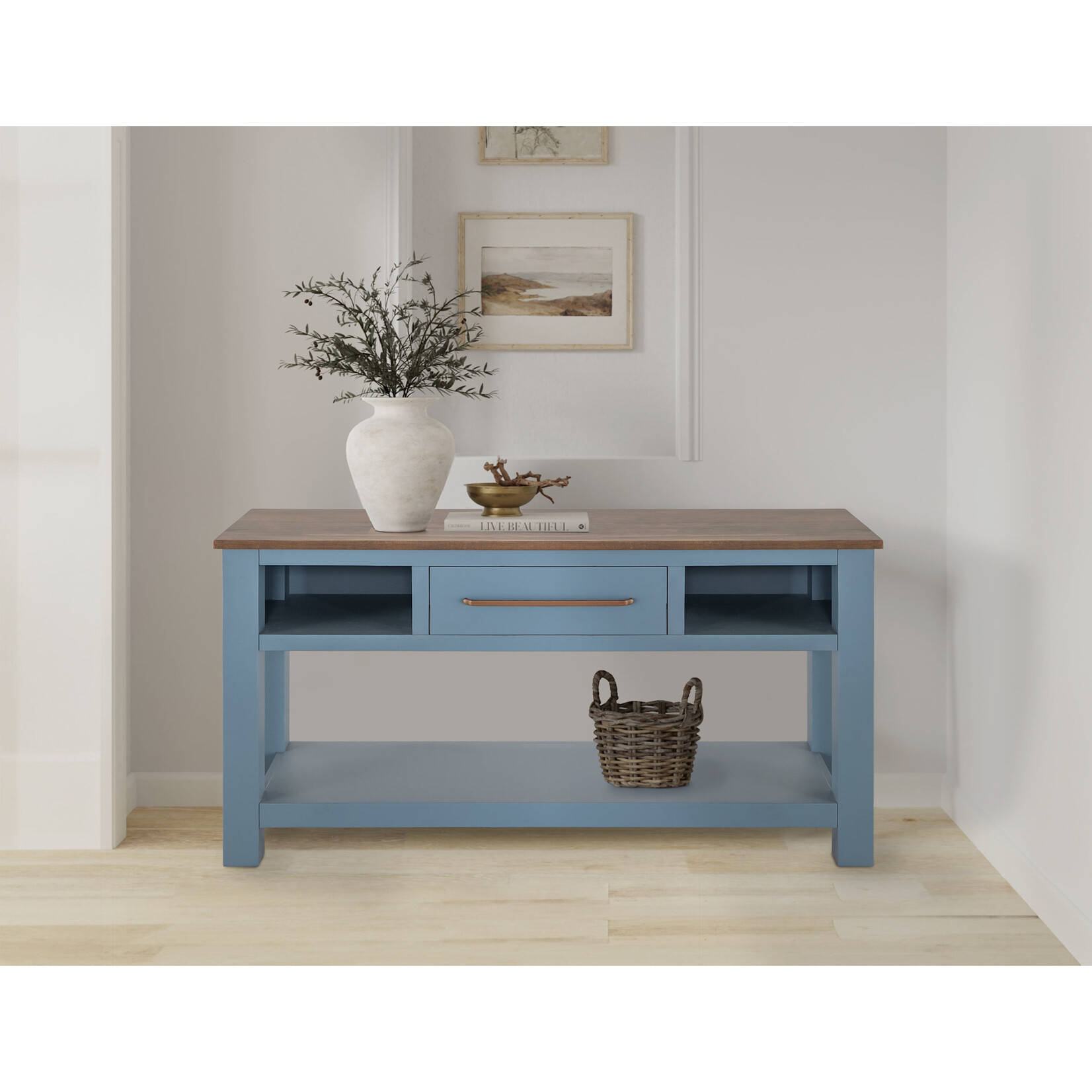 IFD Alban Sofa Table Blue