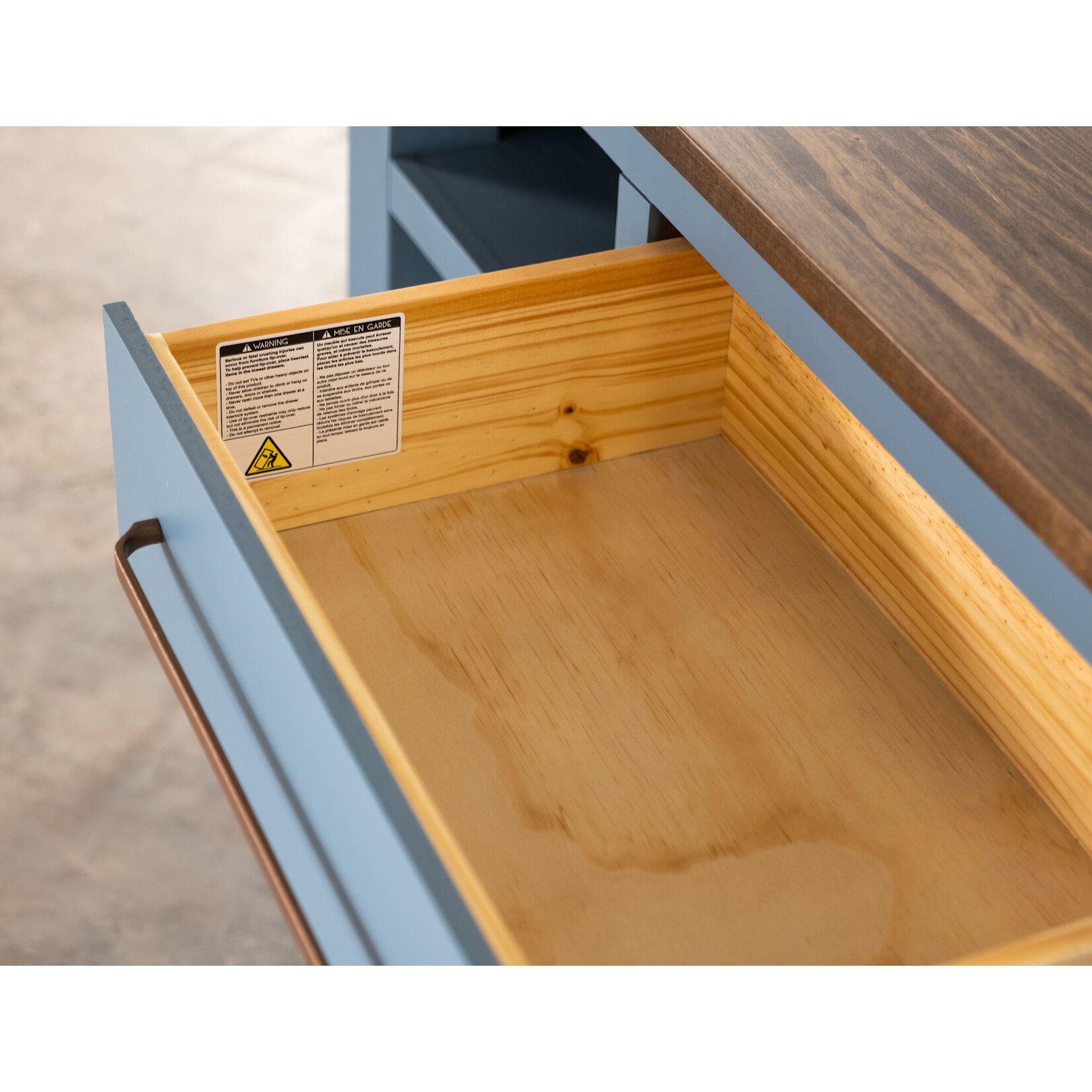 IFD Alban Sofa Table Blue
