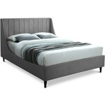 Eva Grey King Bed
