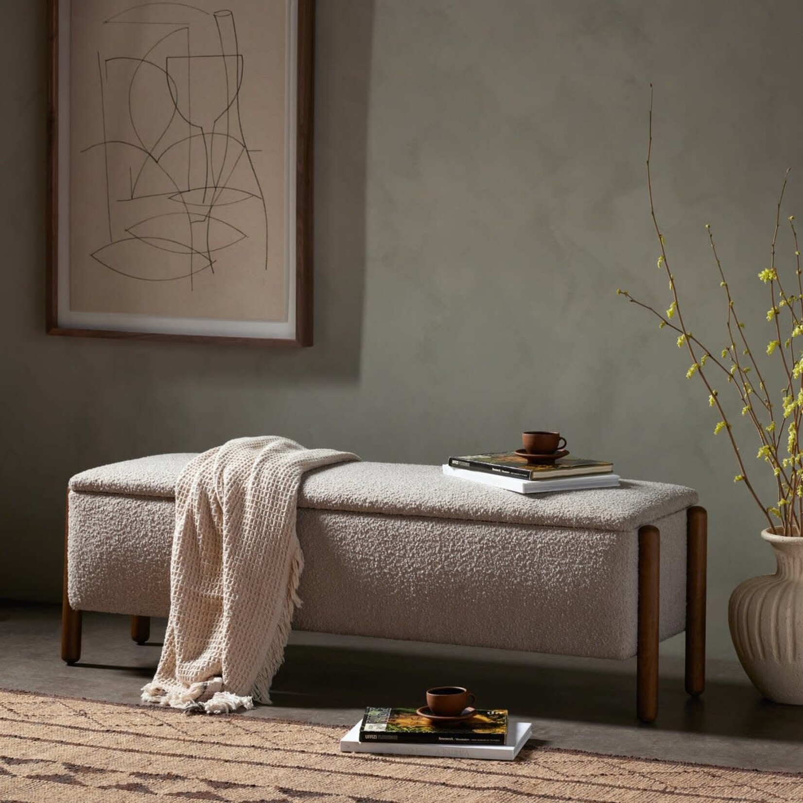 Four Hands Emma Trunk Knoll Sand